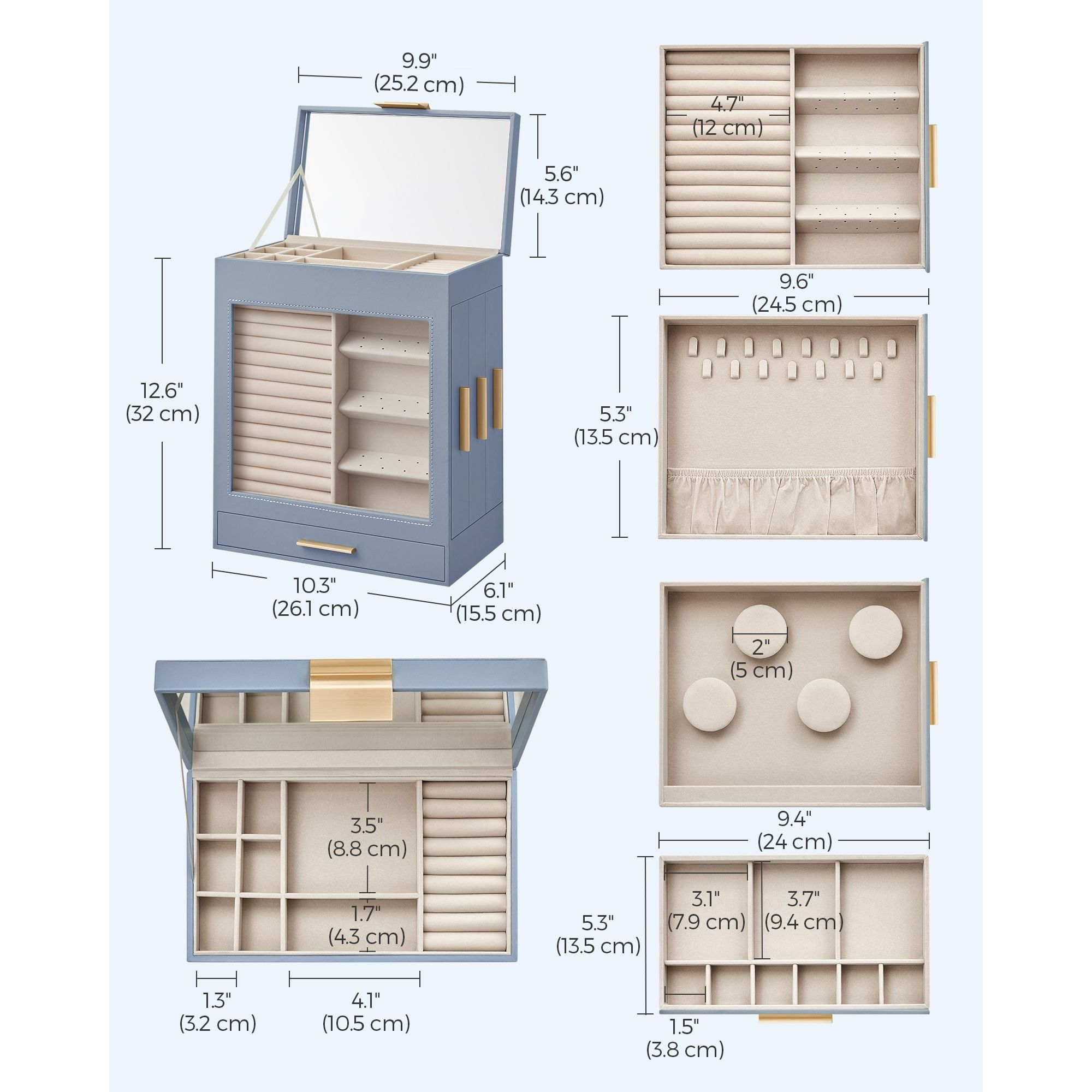 Slickblue D-SM-10Q261CBJU Jewelry-Organization - View #5