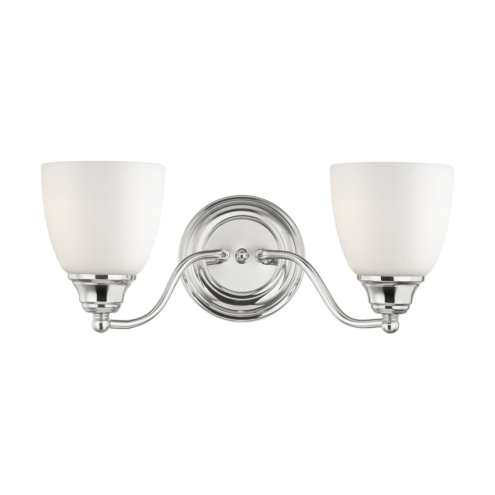 Livex Lighting 13672-05 Somerville 13.5-in 2 -Light Polished Chrome Transitional Vanity light