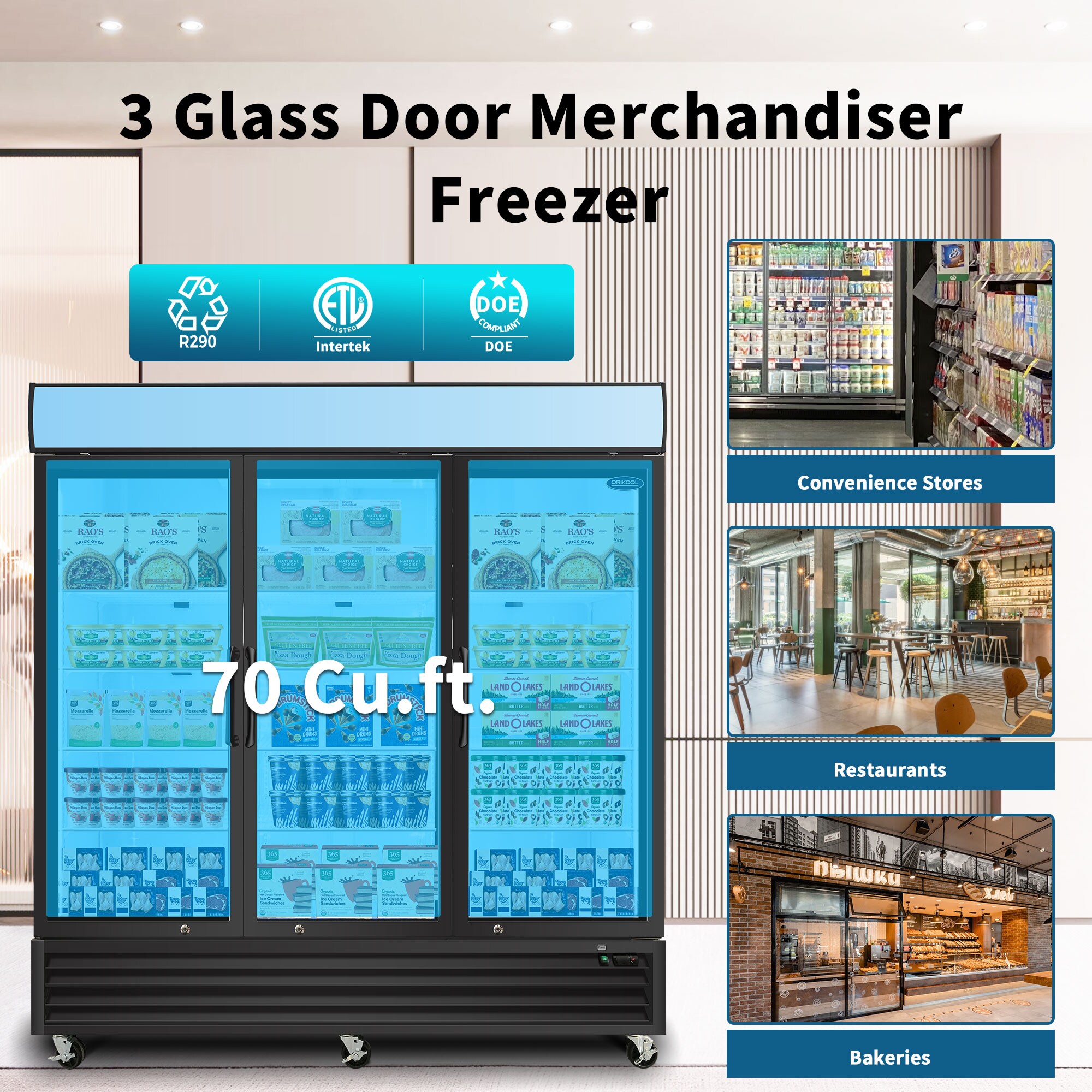 Xspracer ML-CF615 Commercial-Freezers - View #4