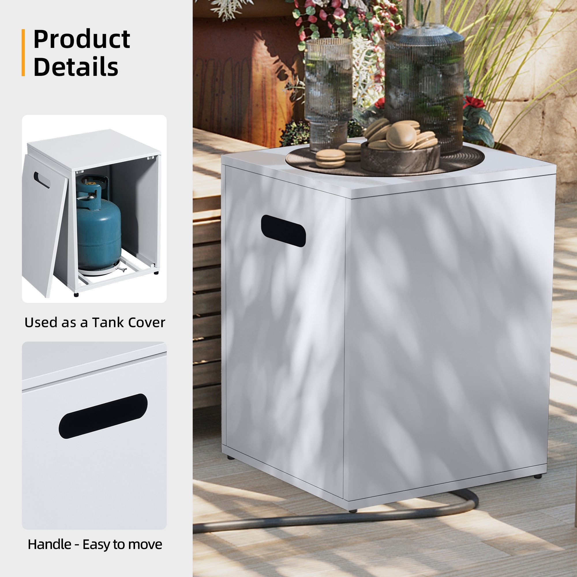 Patio Watcher LS-56KD-WH-B Outdoor-Gas-Firepits - View #8