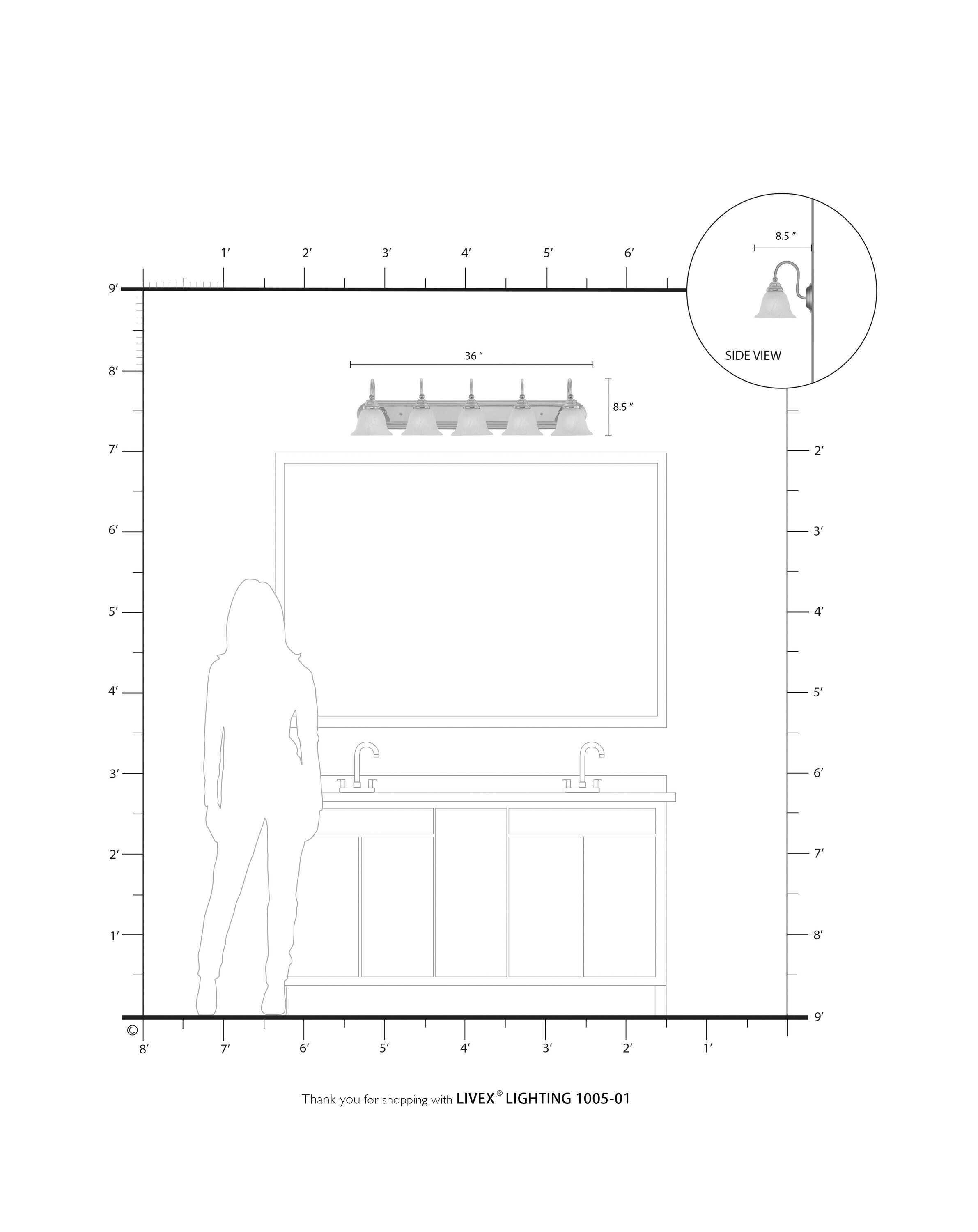 Livex Lighting 1005-01 b089995 - View #9