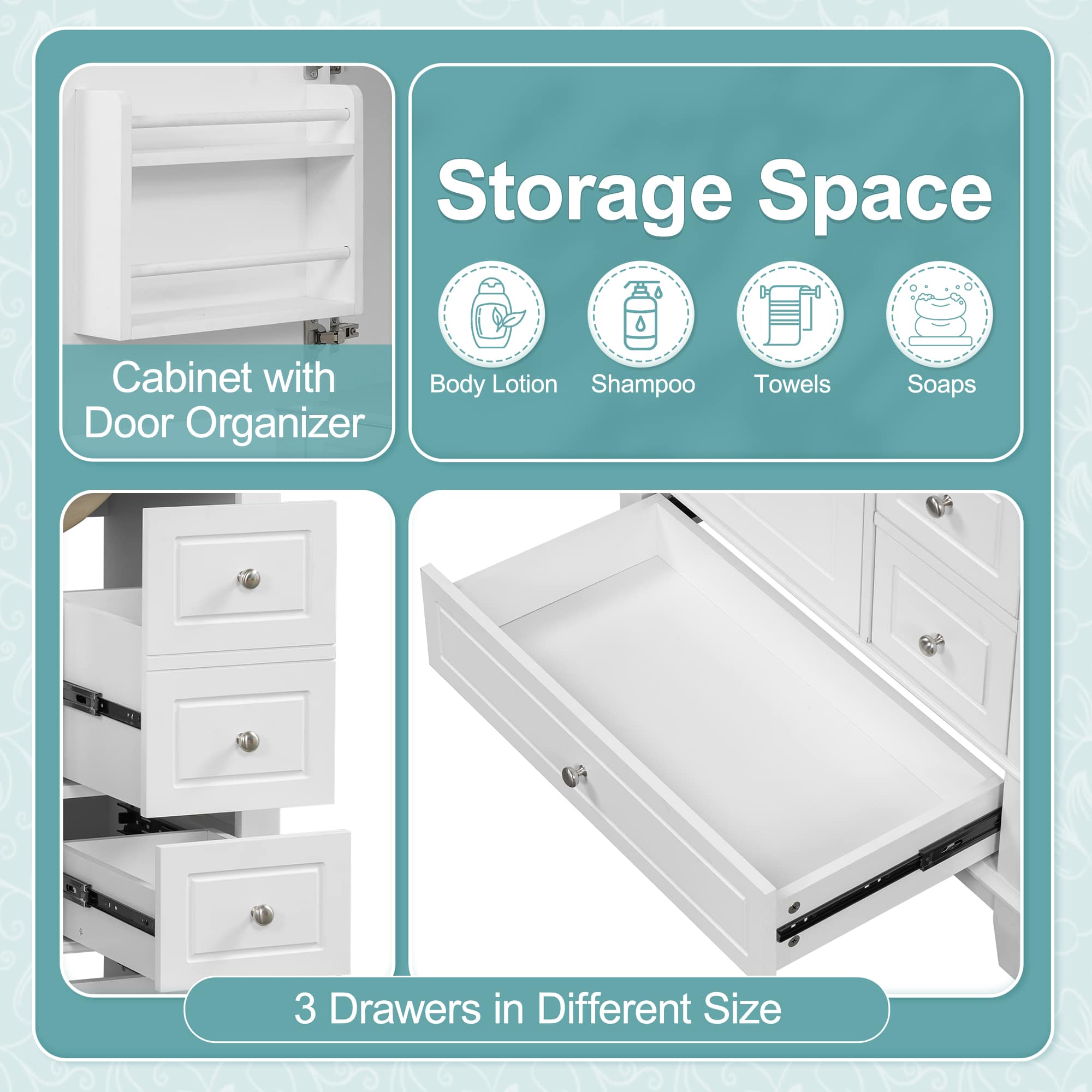 Misty Moon LW0406-NHBO-YSG-26 Bath-Vanity-Combo - View #4