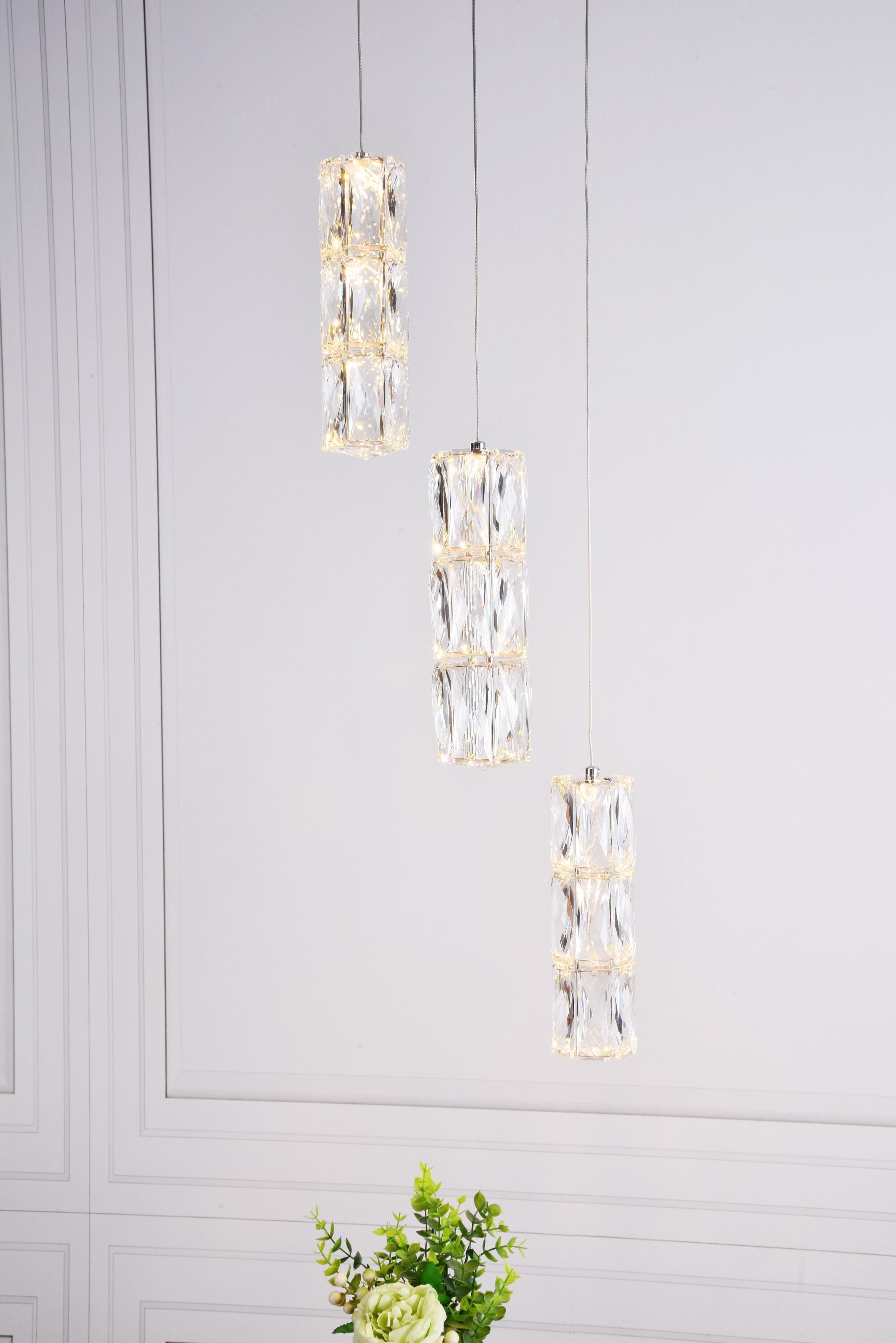 Elegant Decor HF10500D3RC Pendant-Lights - View #8