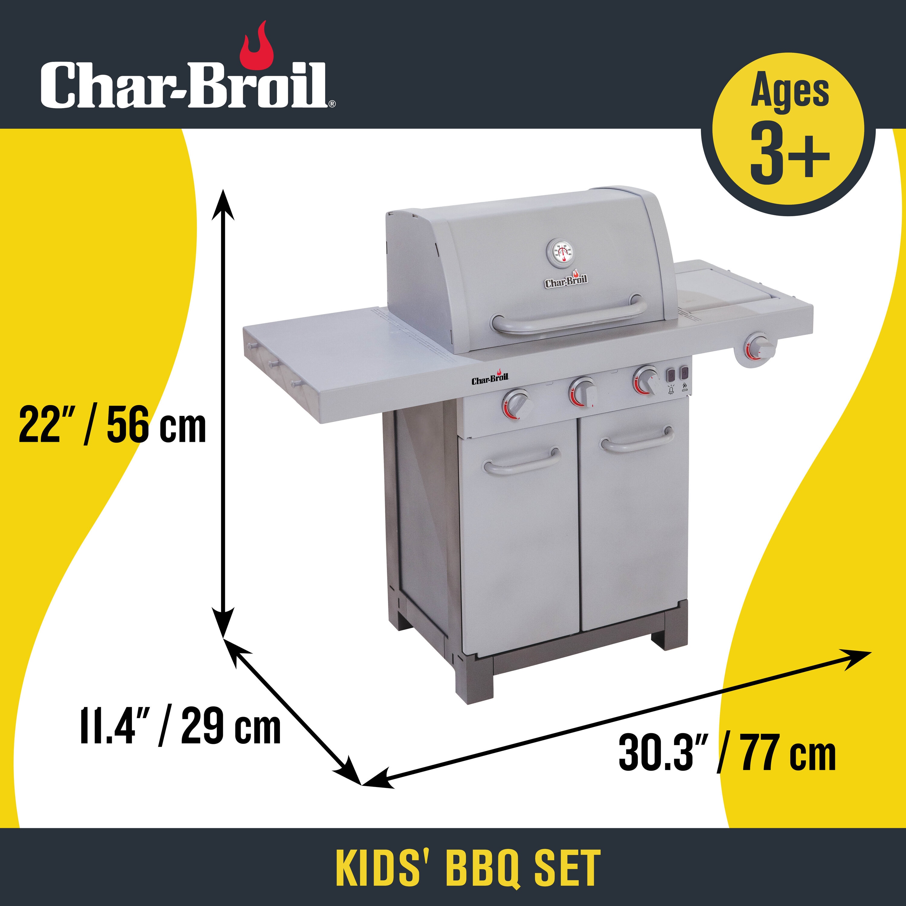 Char Broil Kids Creative Play Grill Set with Lights and Sound