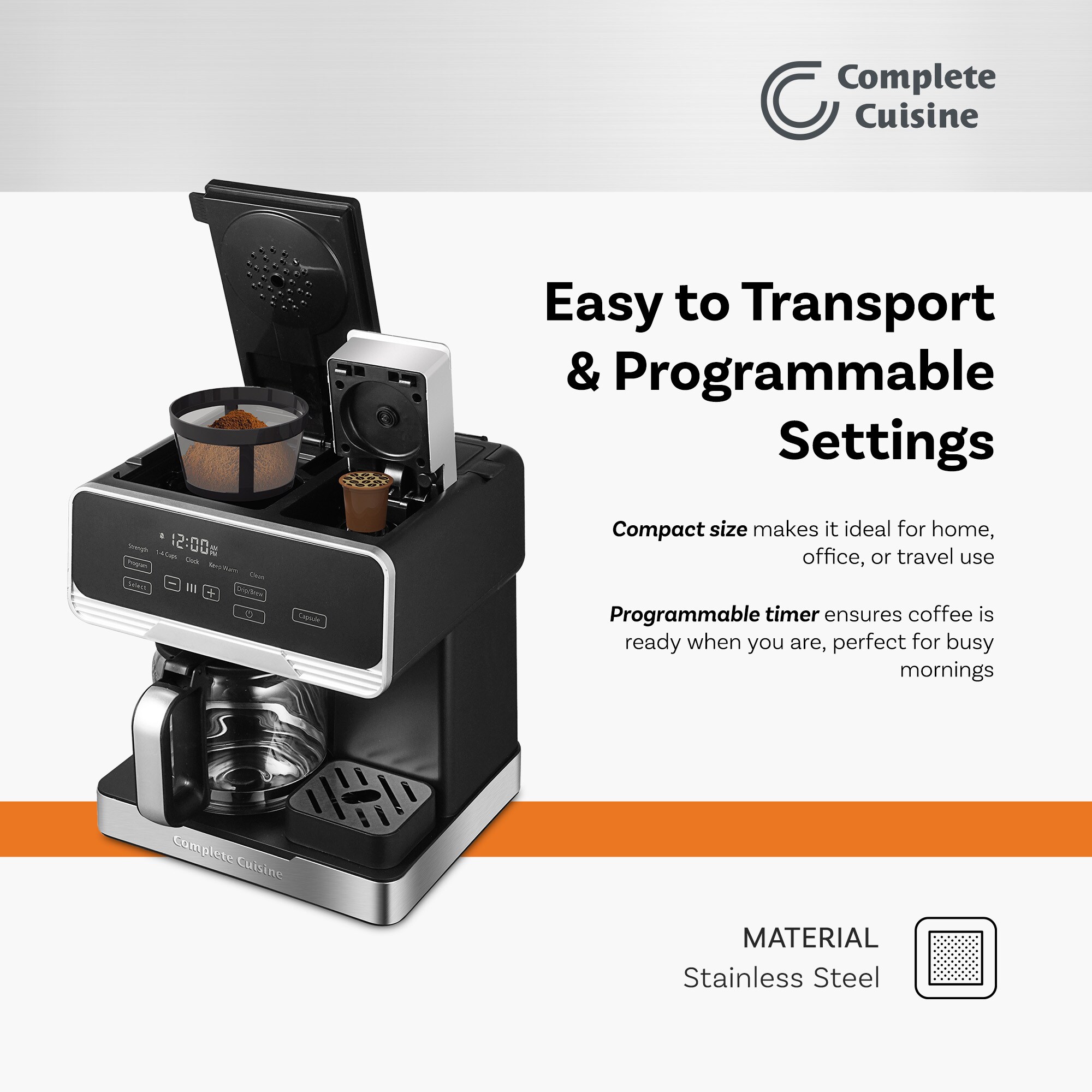 Complete Cuisine CC-6657-12KC-COL Coffee-Makers - View #3