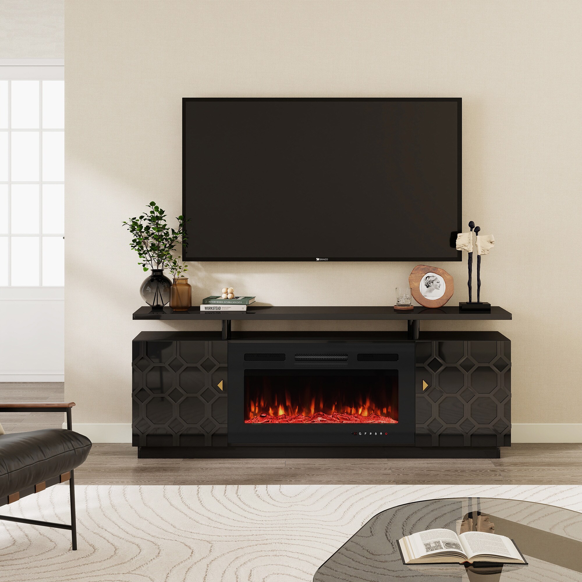 Clihome WMTVS021-RSW-RFP36 Electric-Fireplaces - View #2
