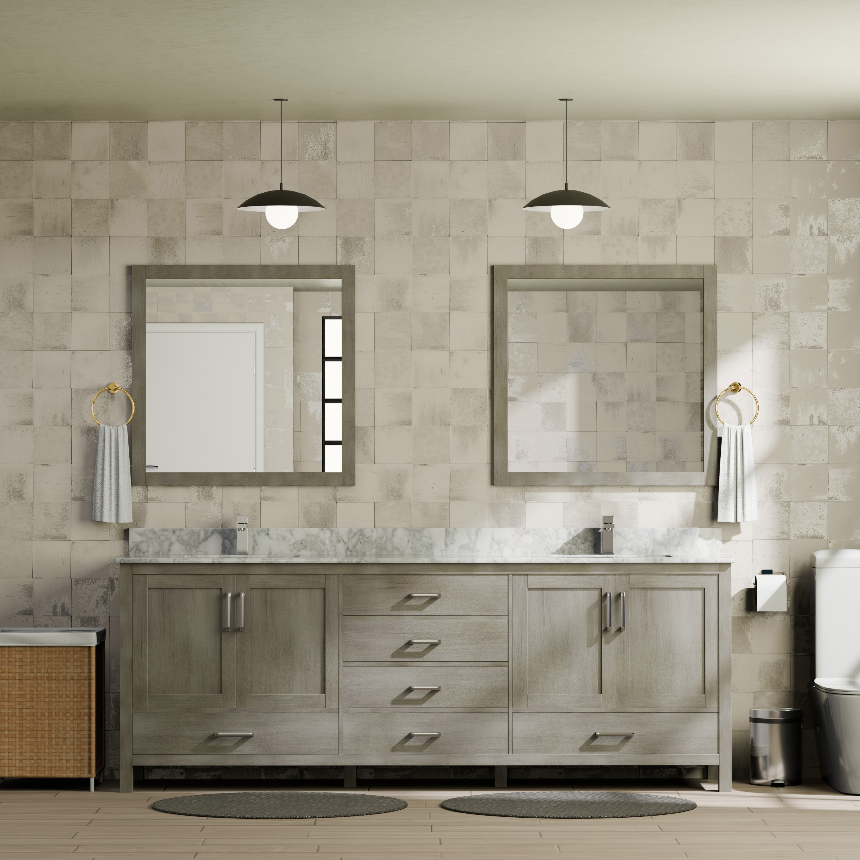 Lexora LJ342280DDDSM30F Bath-Vanity-Combo - View #2