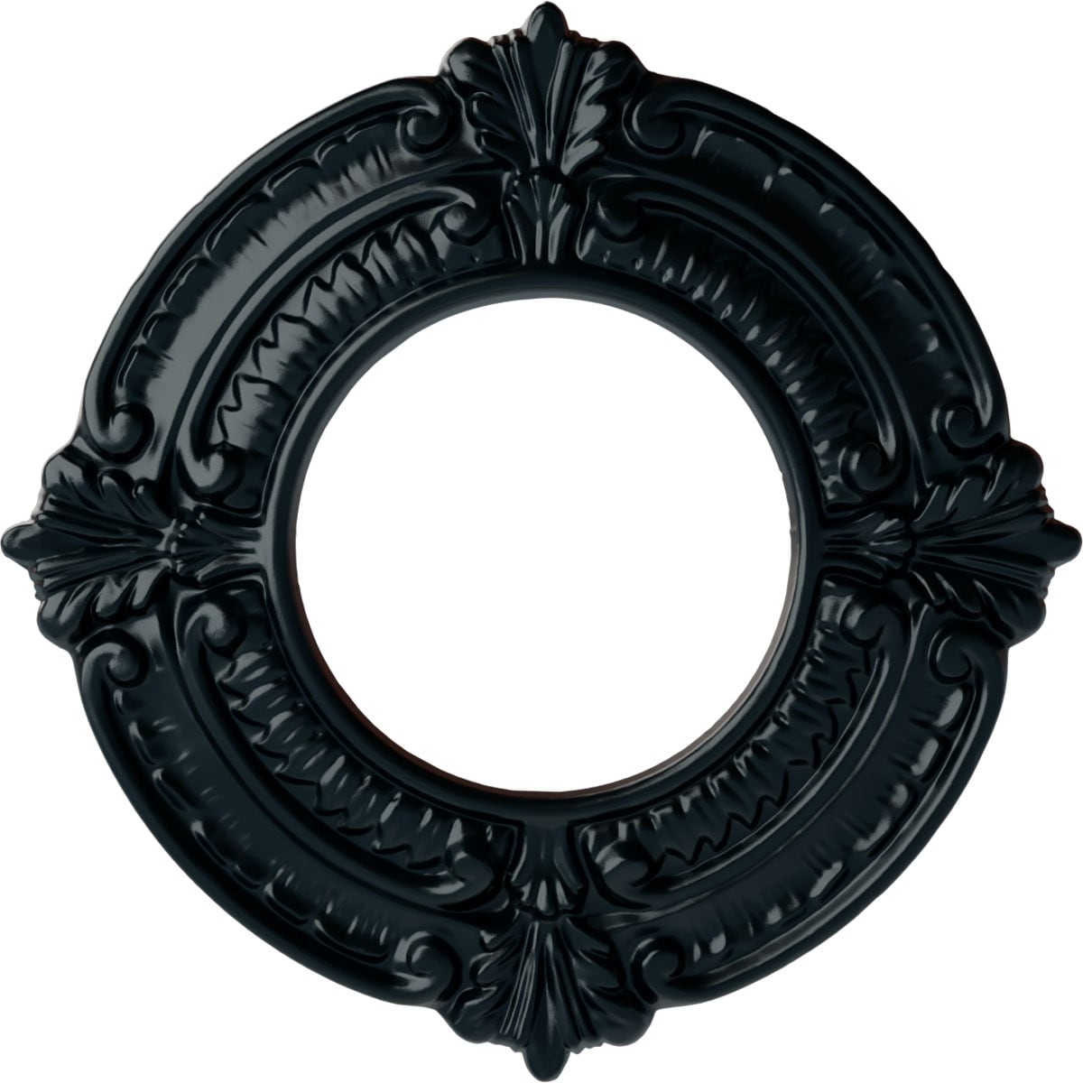 Benson 9'' Night Shade Polyurethane Ceiling Medallion