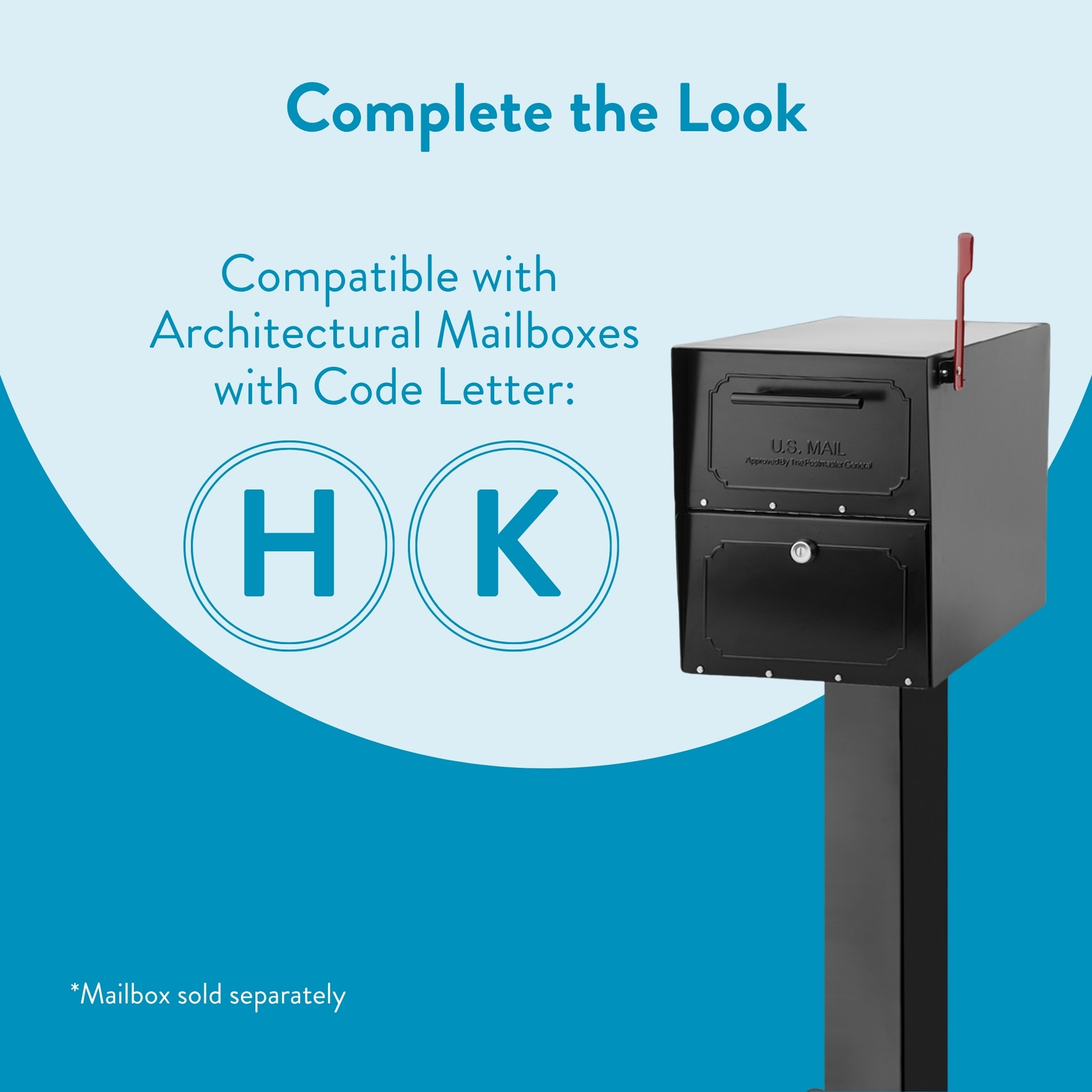 Architectural Mailboxes 5106B Mailbox-Posts - View #4
