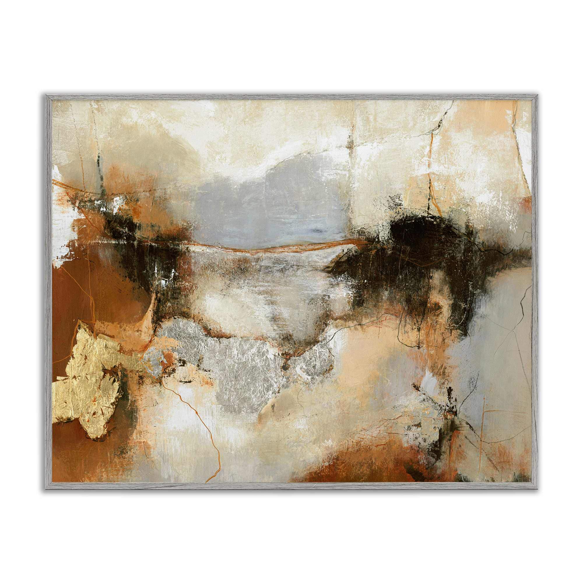Stupell Industries BS-783-GFF-24X30 Unique Earthy Abstraction Framed Giclee design by Design Fabrikken