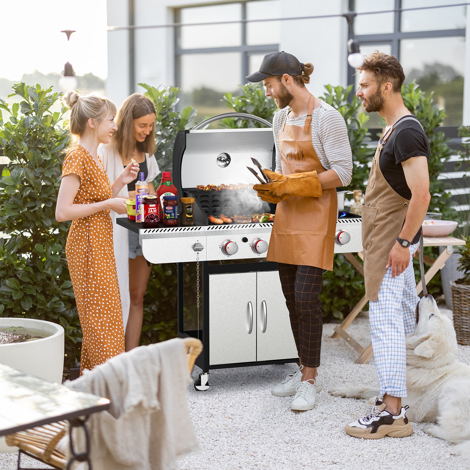 COWSAR LSG01GG41B Gas-Grill - View #2