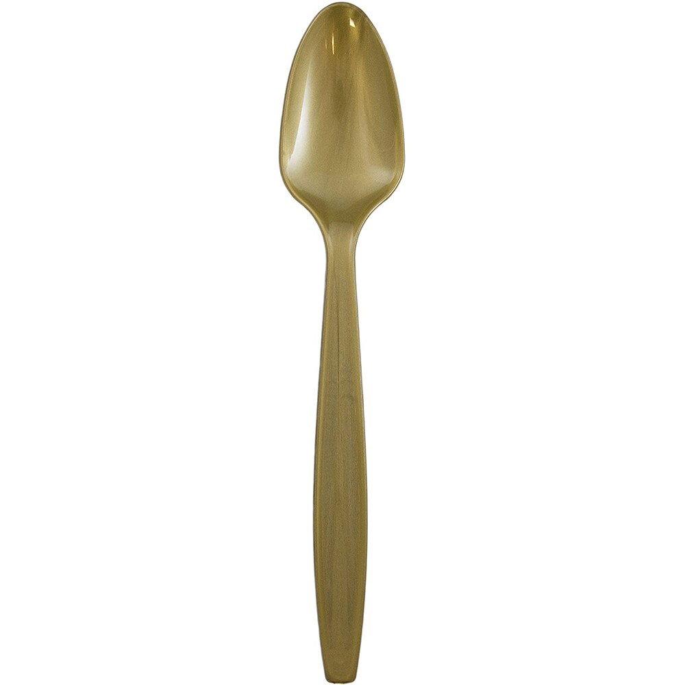 JAM Paper 297SP100GL 100-Count Gold Disposable Cutlery