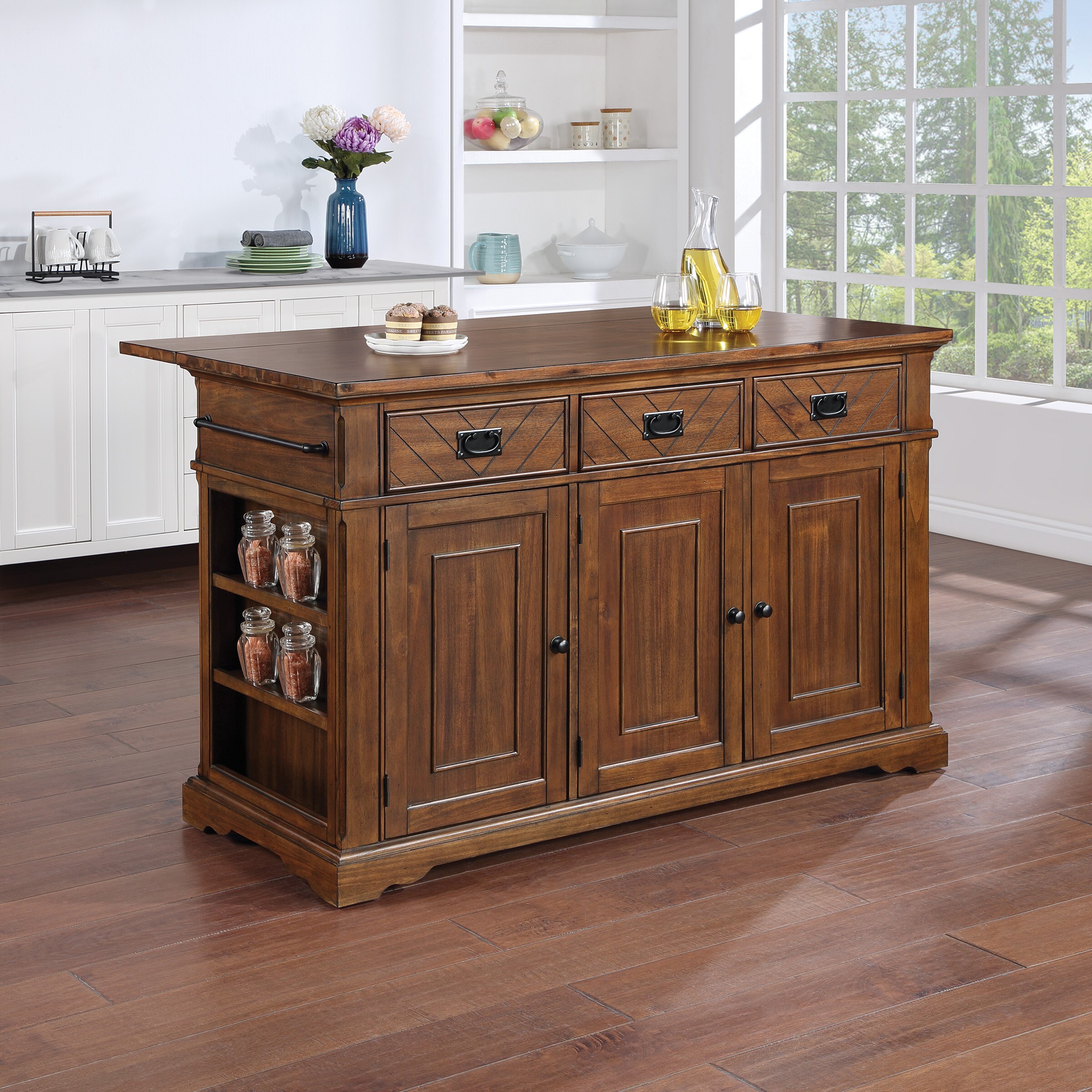 Office Star Products PAL5675-OAK Kitchen-Furniture - View #8