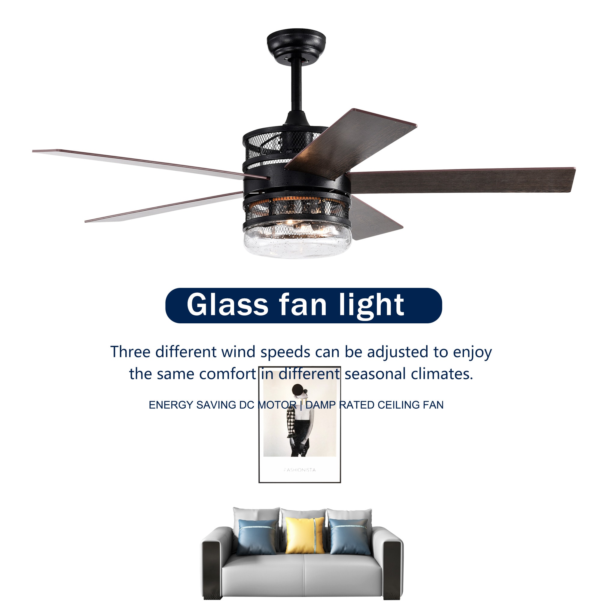 JIMSMAISON JMHECF13-52MB Ceiling-Fans - View #3