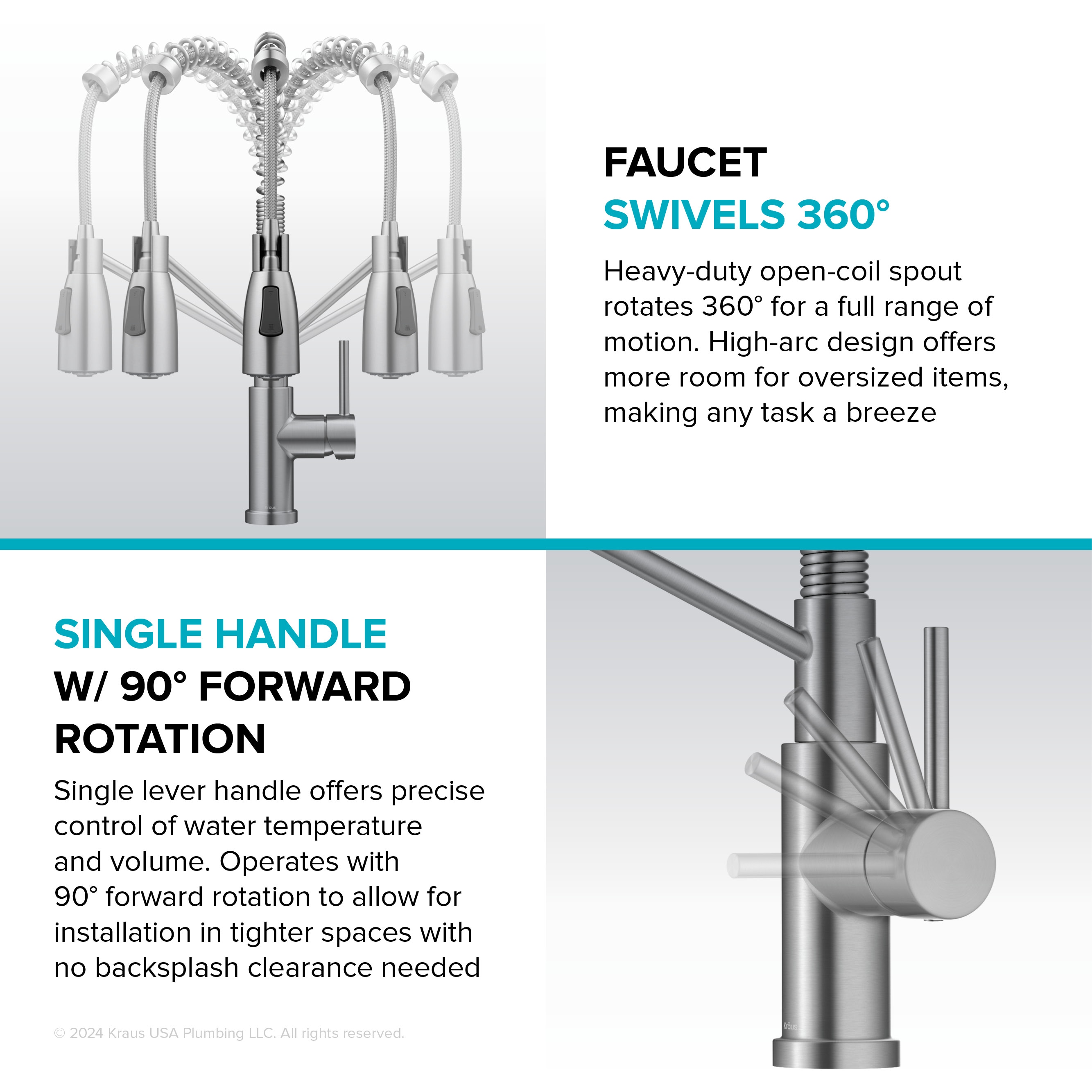 Kraus KPF-1617SFS Kitchen-Faucets - View #12