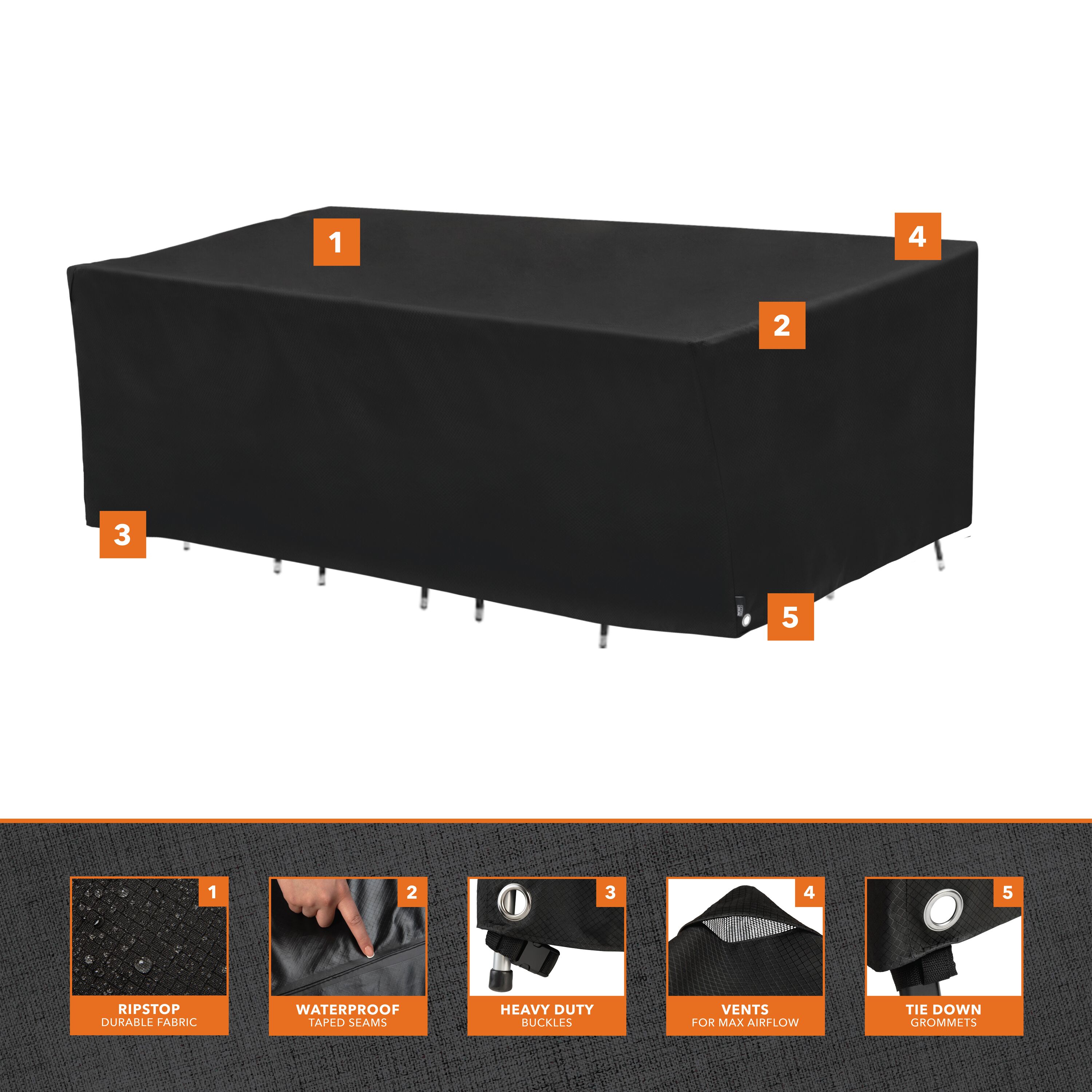 Modern Leisure 3085 Patio-Furniture-Covers - View #2
