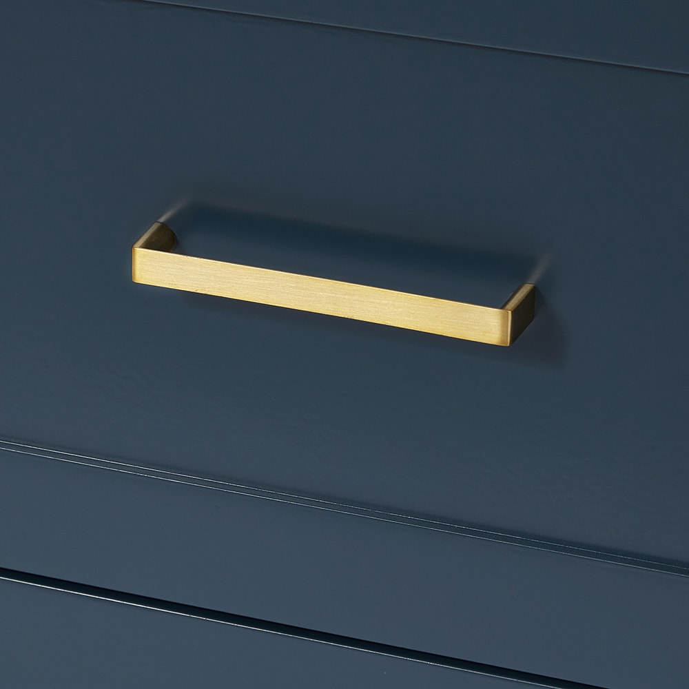 Midnight Blue 42" Freestanding Wood Vanity Cabinet