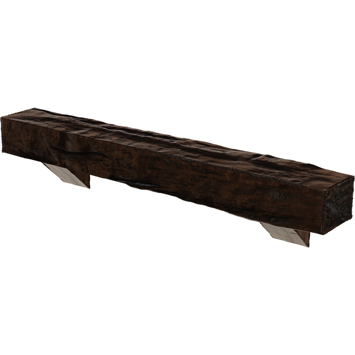 Ekena Millwork MANURW08X12X84BKZD Mantel-Shelves - View #3