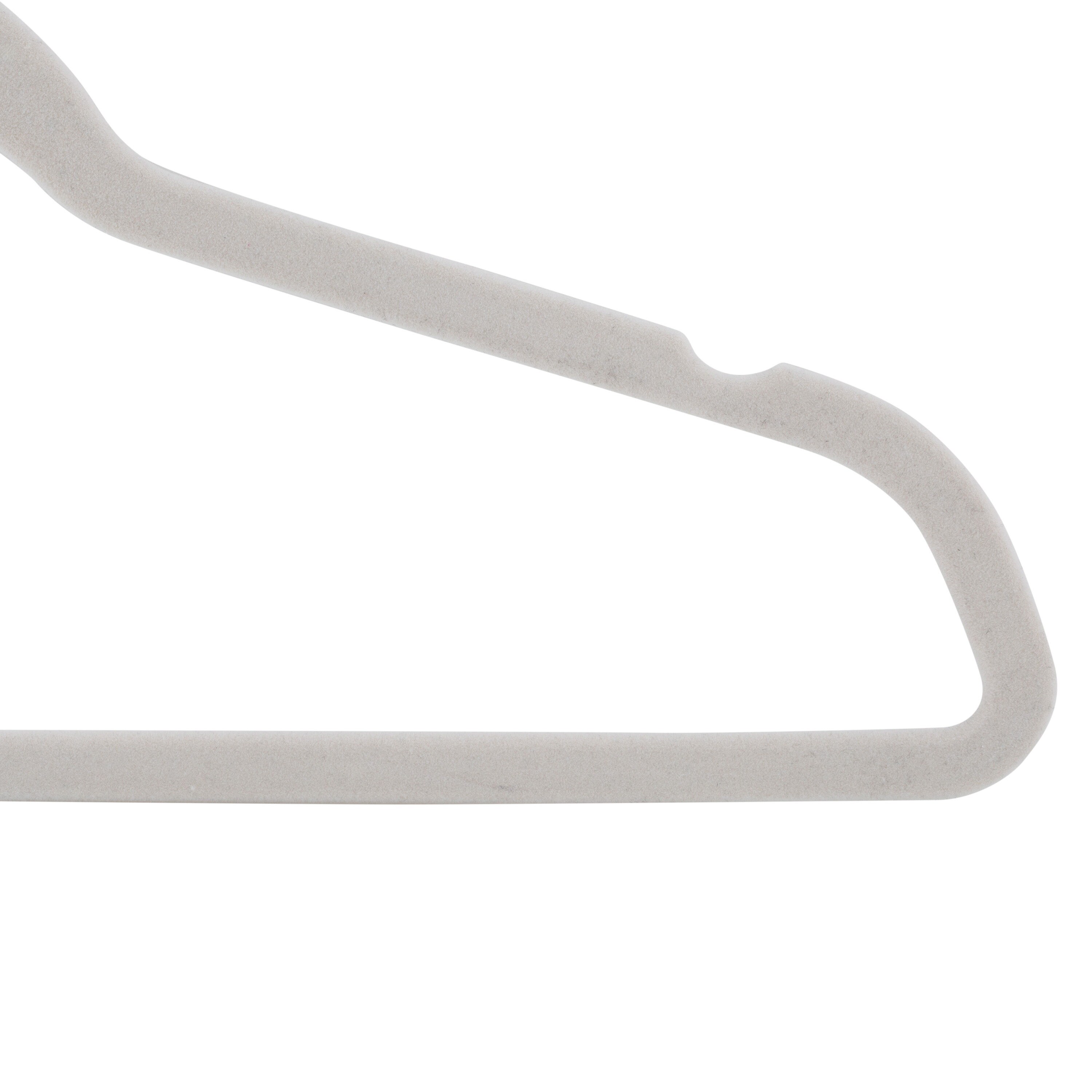 Laura Ashley Hangers Plastic Non-slip Grip Clothing Hanger (White) in the  Hangers department at