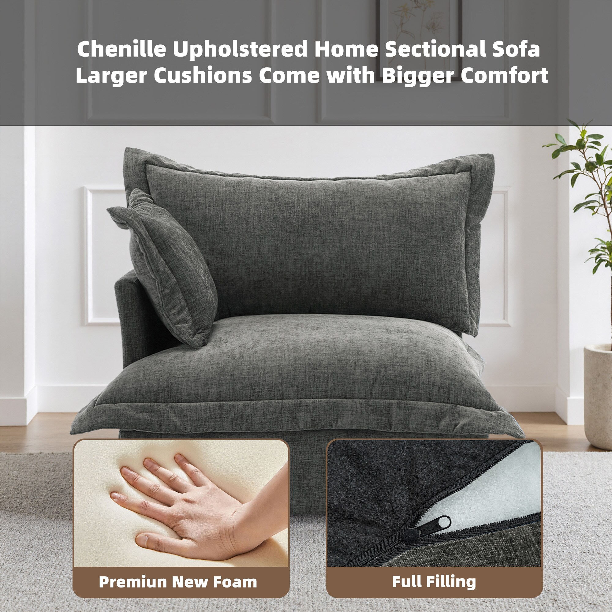 Dreamsidea CS11-DGRA-AC-R Sofas-Loveseats - View #2