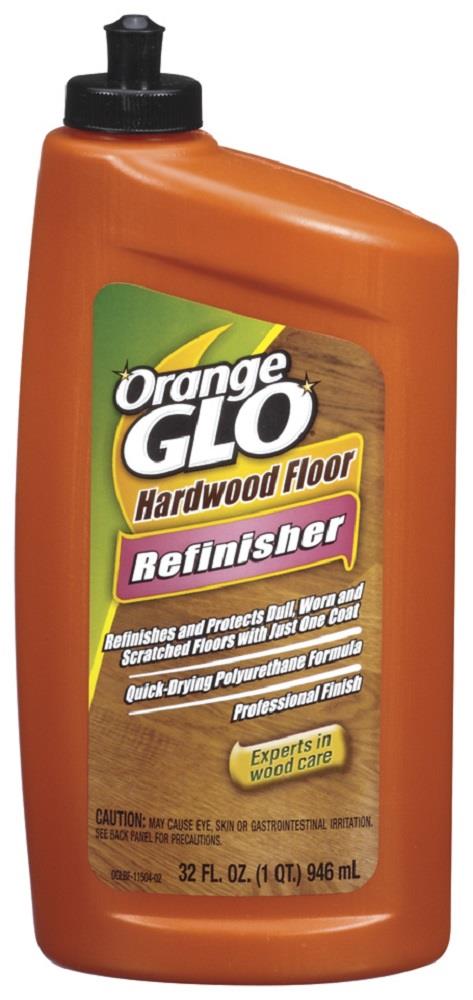 Remove Orange Glo from wood flooring?