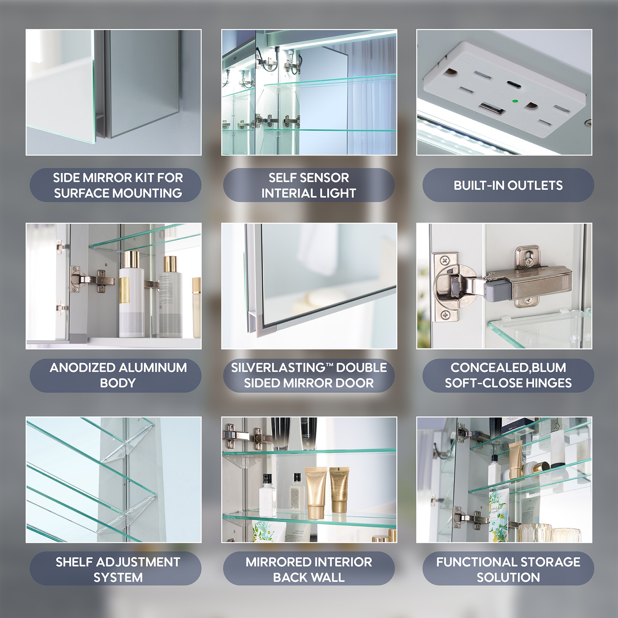 CALVON HMC2030SL Bathroom-Medicine-Cabinets - View #12
