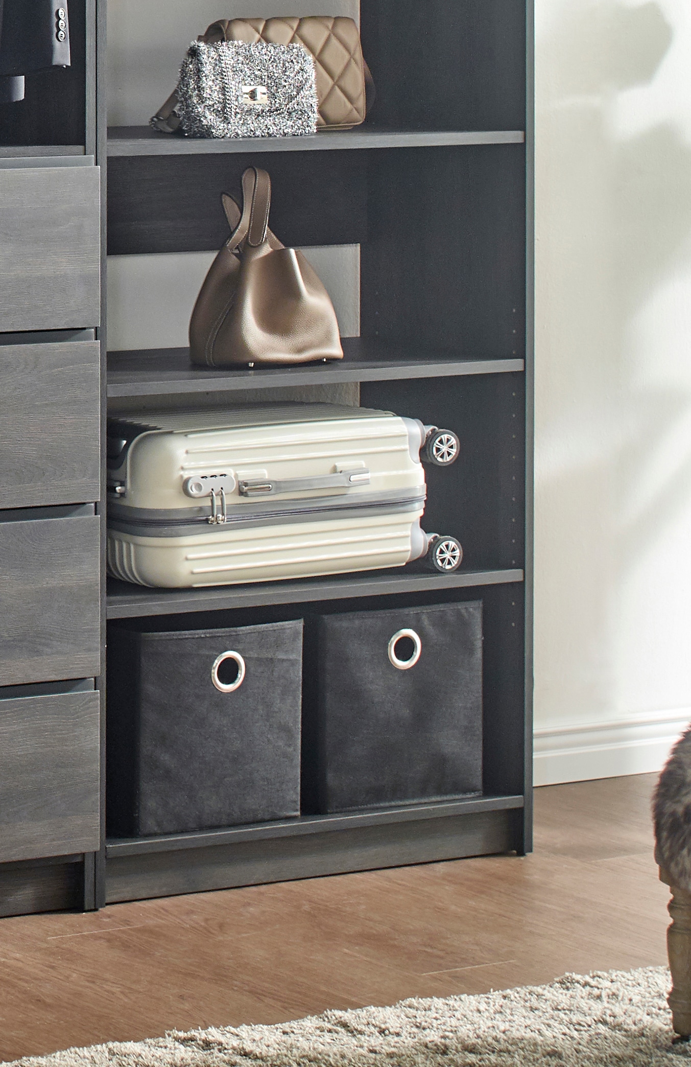 Klair Living PROSPER-ABDE BLK Wood-Closet-Kits - View #8