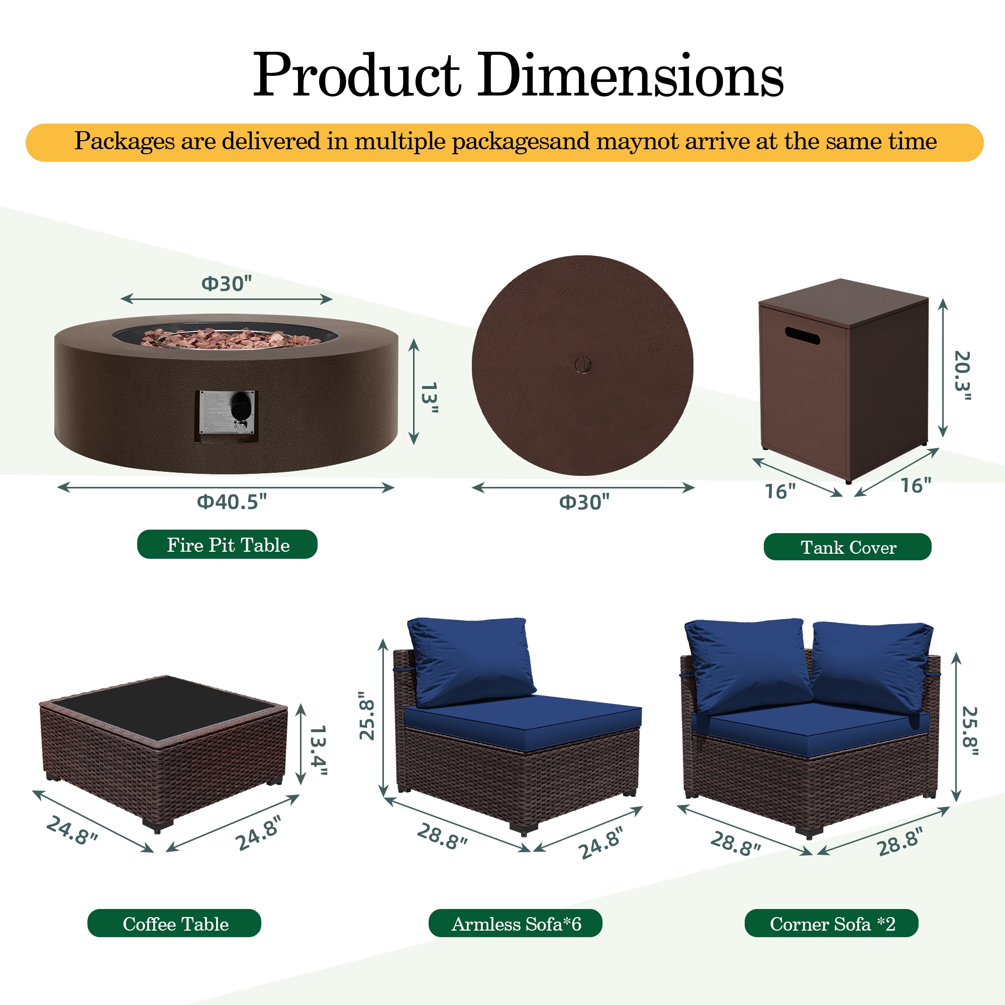Patio Watcher LS-RT9-KD42BR-B2 Patio-Conversation-Sets - View #3