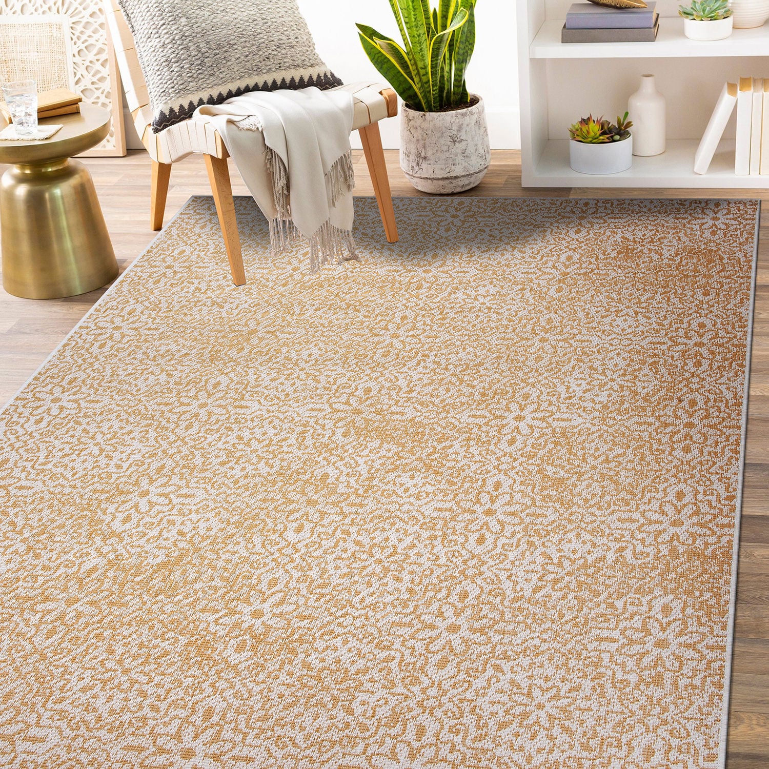 World Rug Gallery 4026YELLOW5X7 rugs - View #10