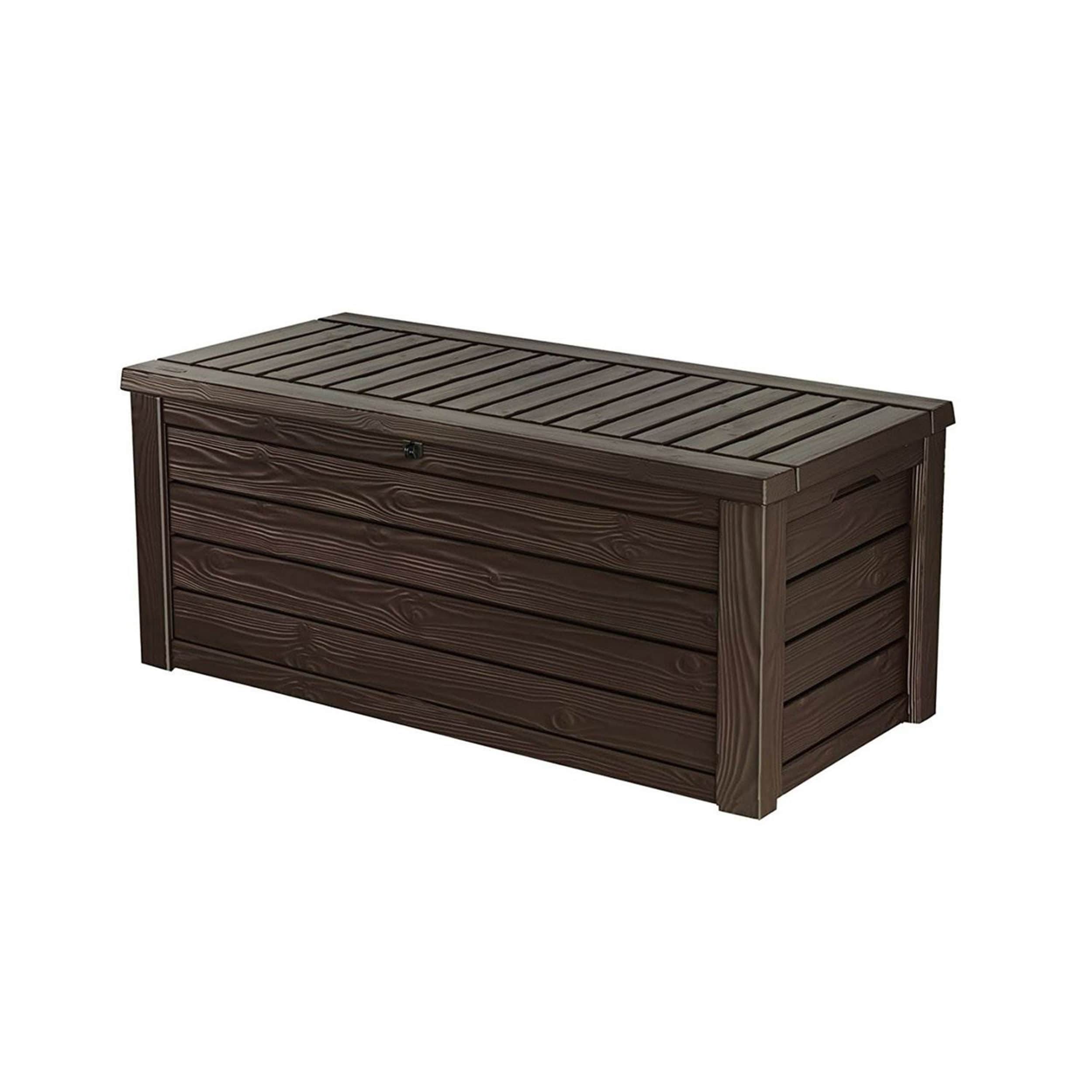 Keter 84021 20.05-Gallon Brown Plastic Deck Box