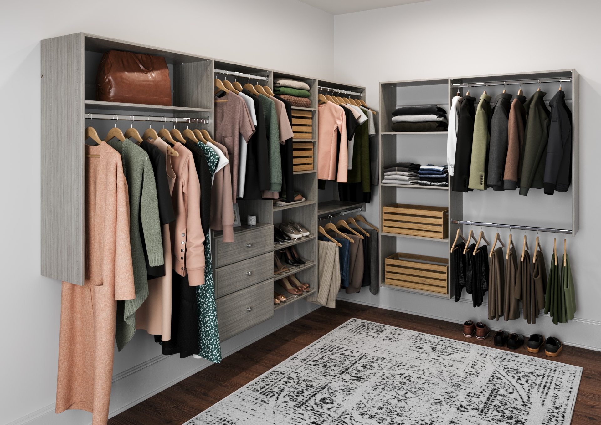 Easy Track RV1447-CG Wood-Closet-Shelves - View #4