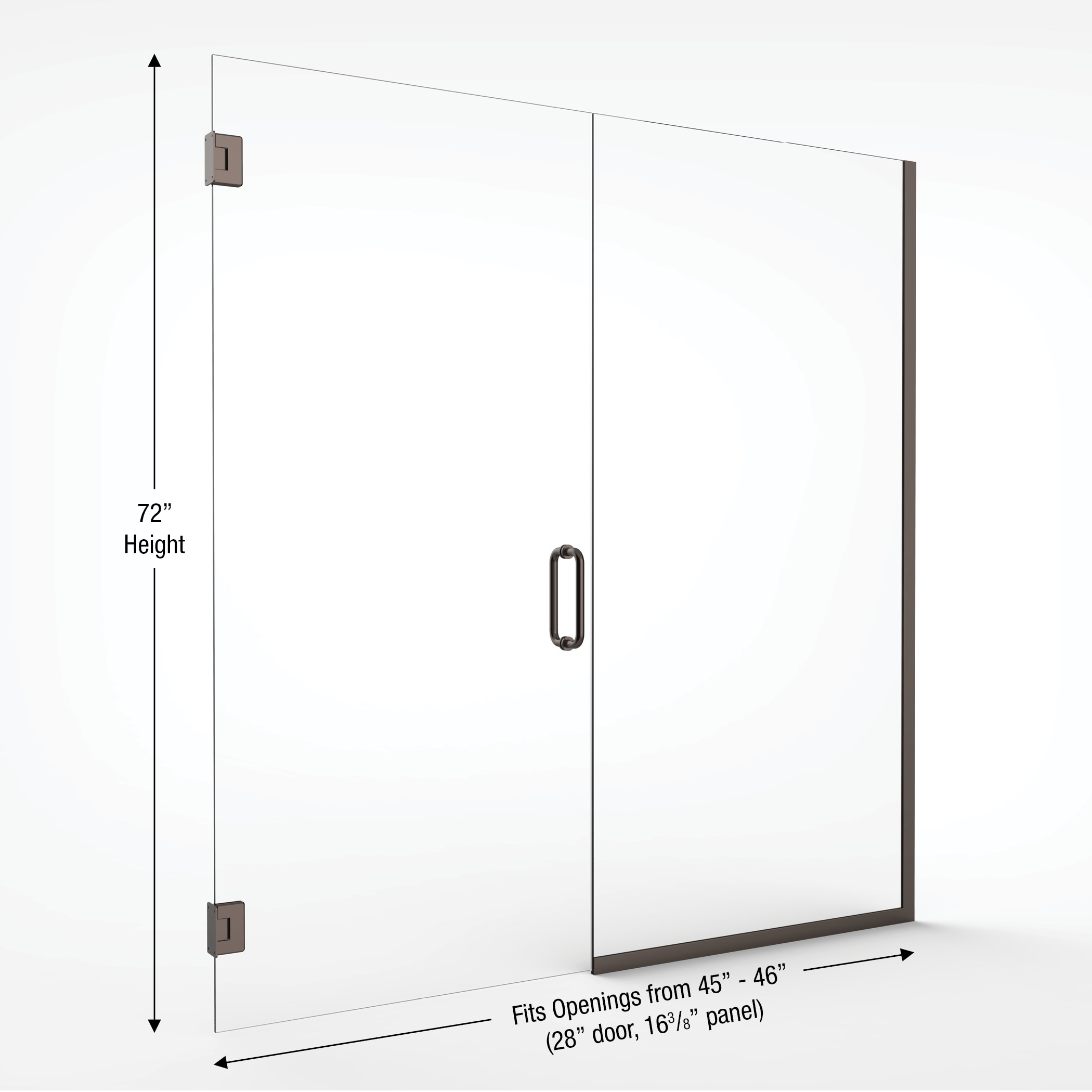 Basco CELA-935-46-72CLOR Shower-Doors - View #2