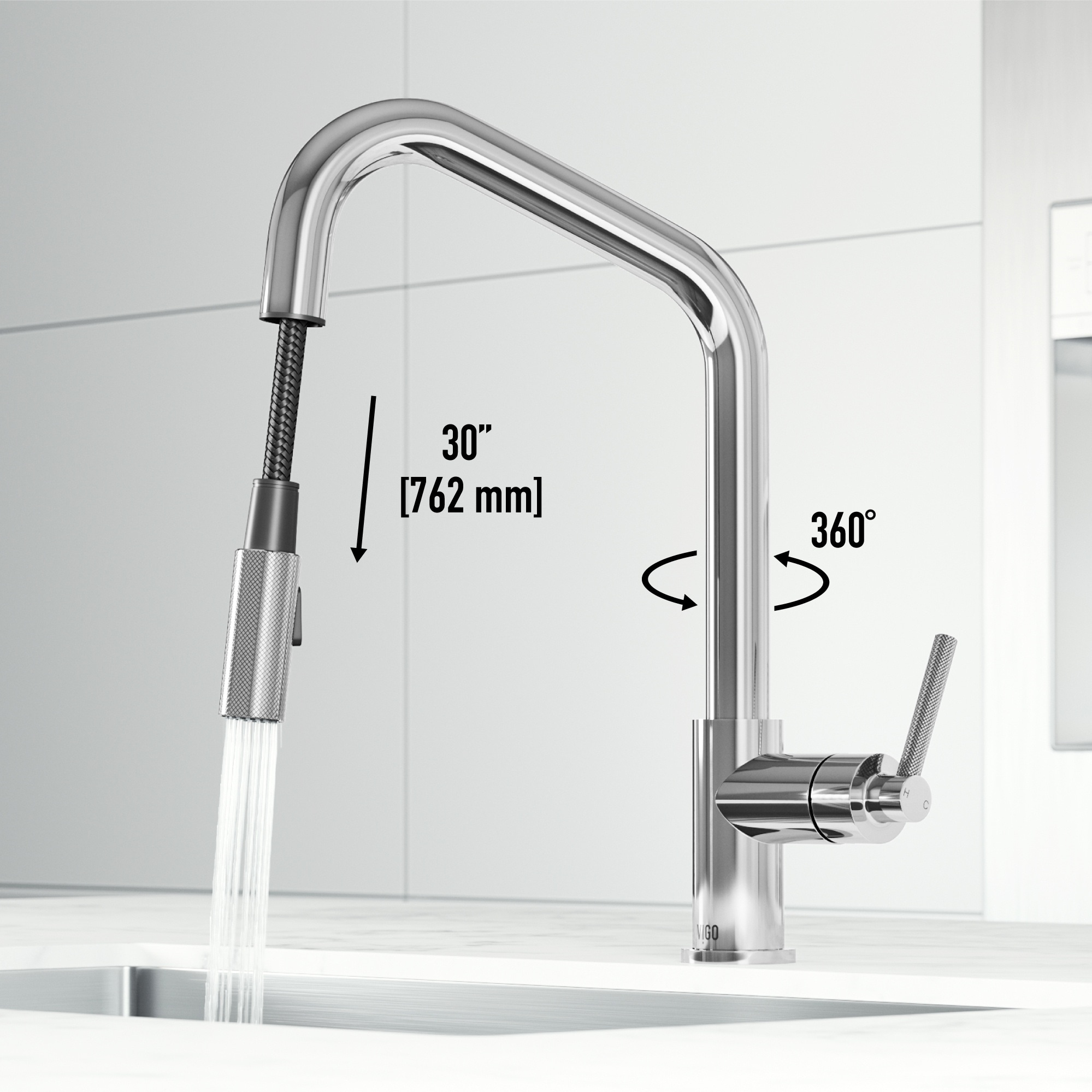 VIGO VG02038CH Kitchen-Faucets - View #3