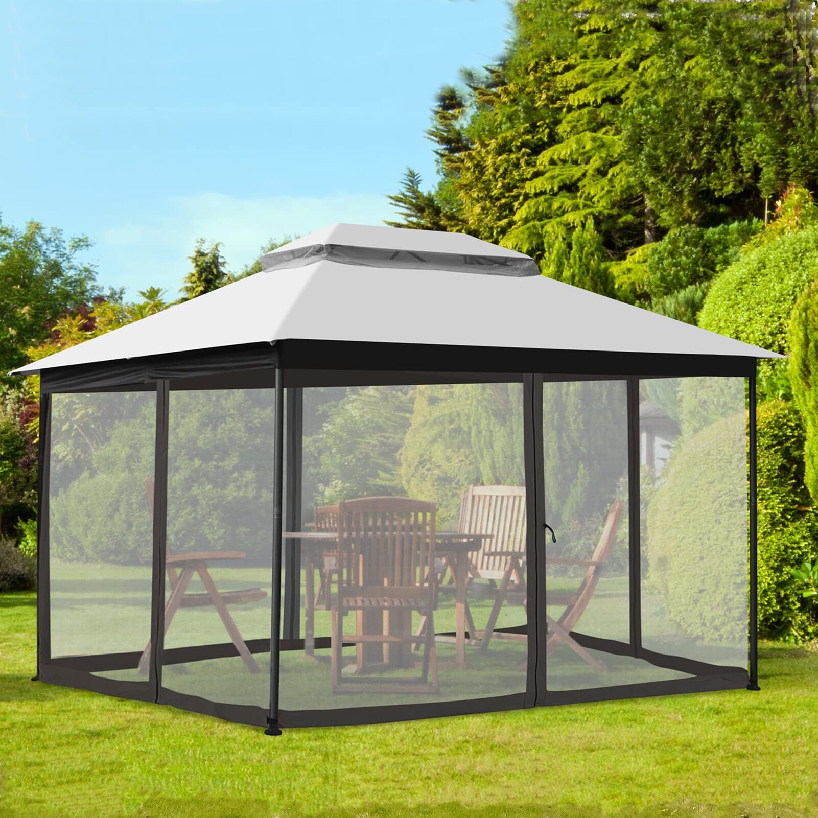 StarEcho SEVC24-PT0148C2S-2 Wood-Resin-Gazebos - View #2
