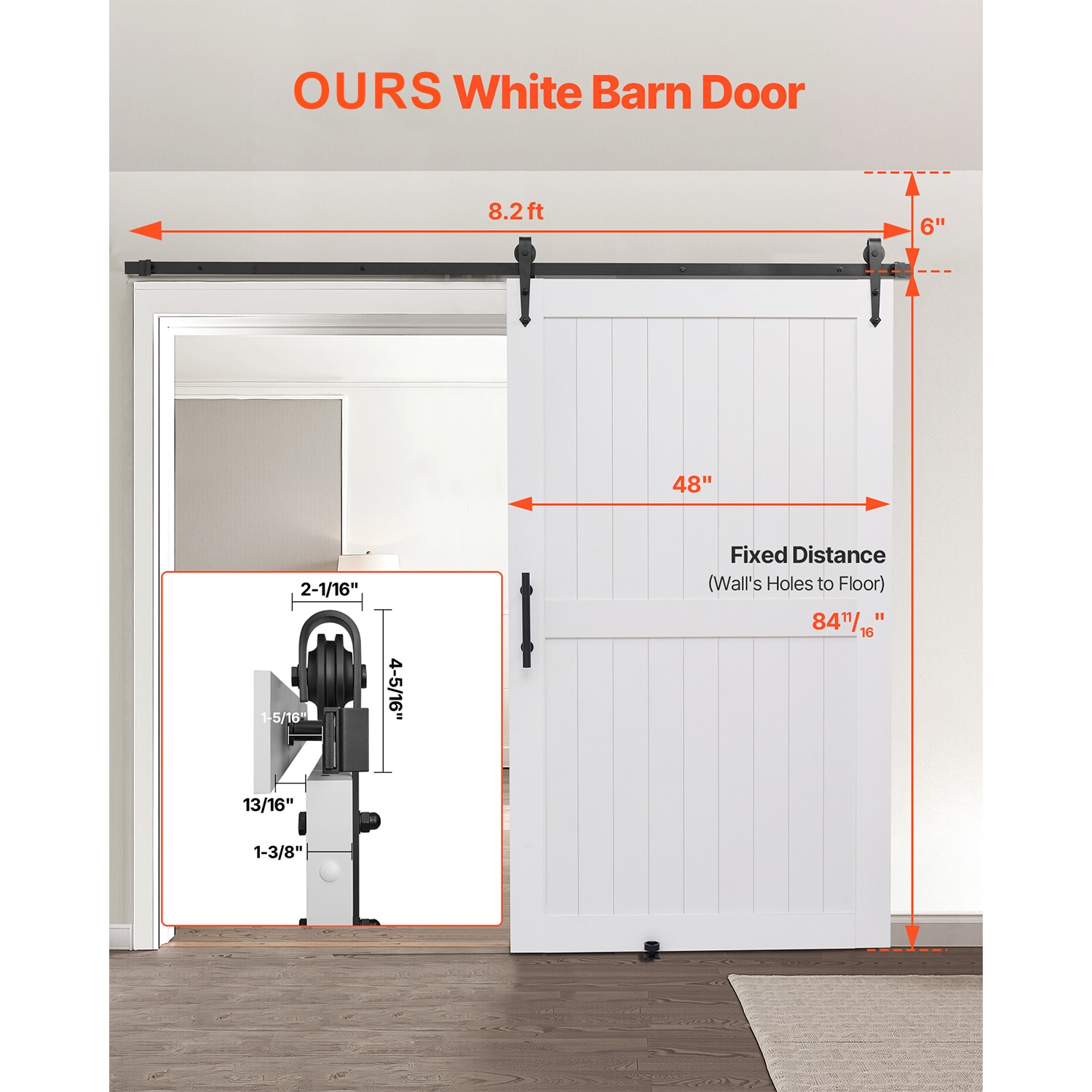 VEVOR SCGCMFHBHXTZ08169V0 Barn-Doors - View #2
