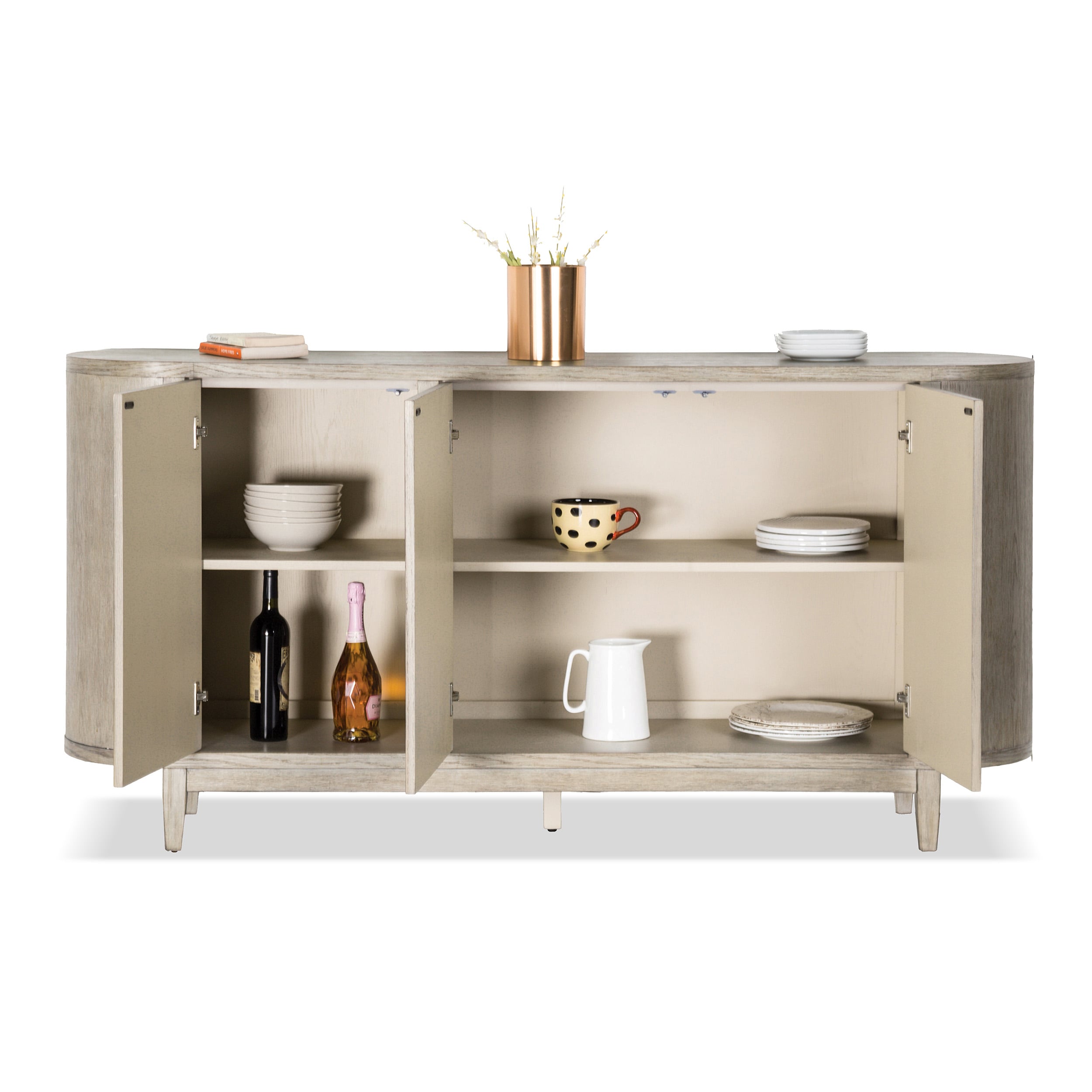 Furniture of America IDF-39004AK-SV Dining-Kitchen-Storarge - View #5