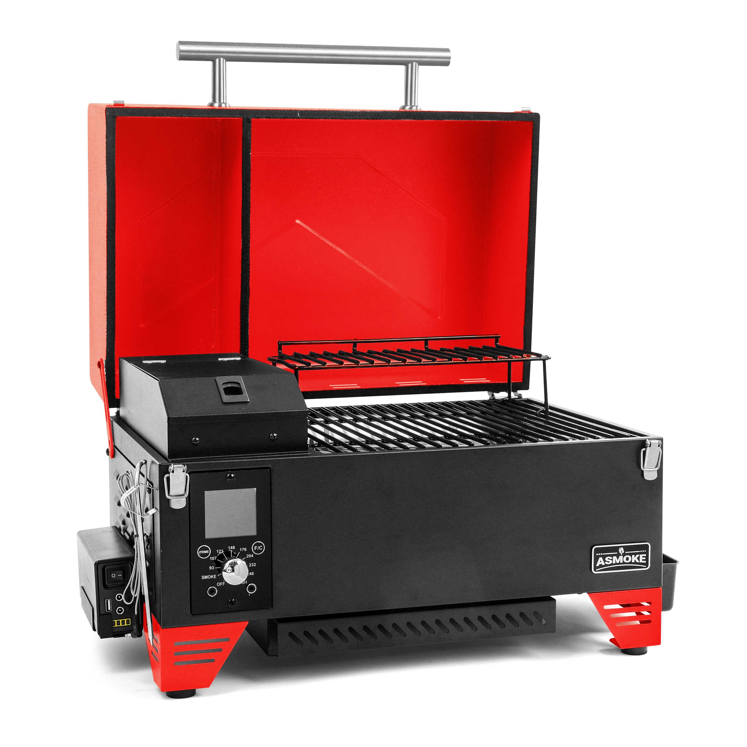 ASMOKE AS350DC-RED Pellet-Grills - View #2
