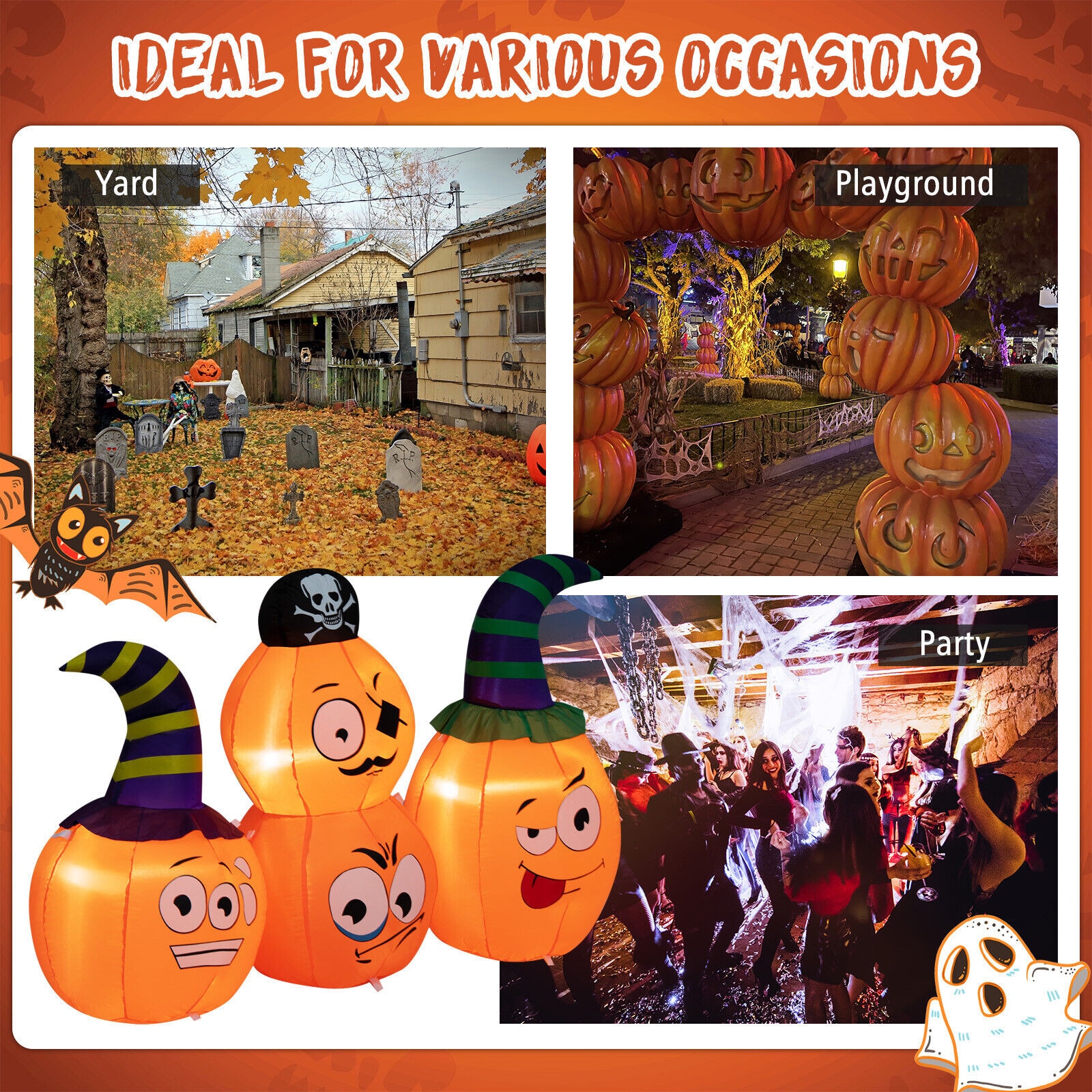 WELLFOR HYG24006US Outdoor-Halloween-Decor - View #5