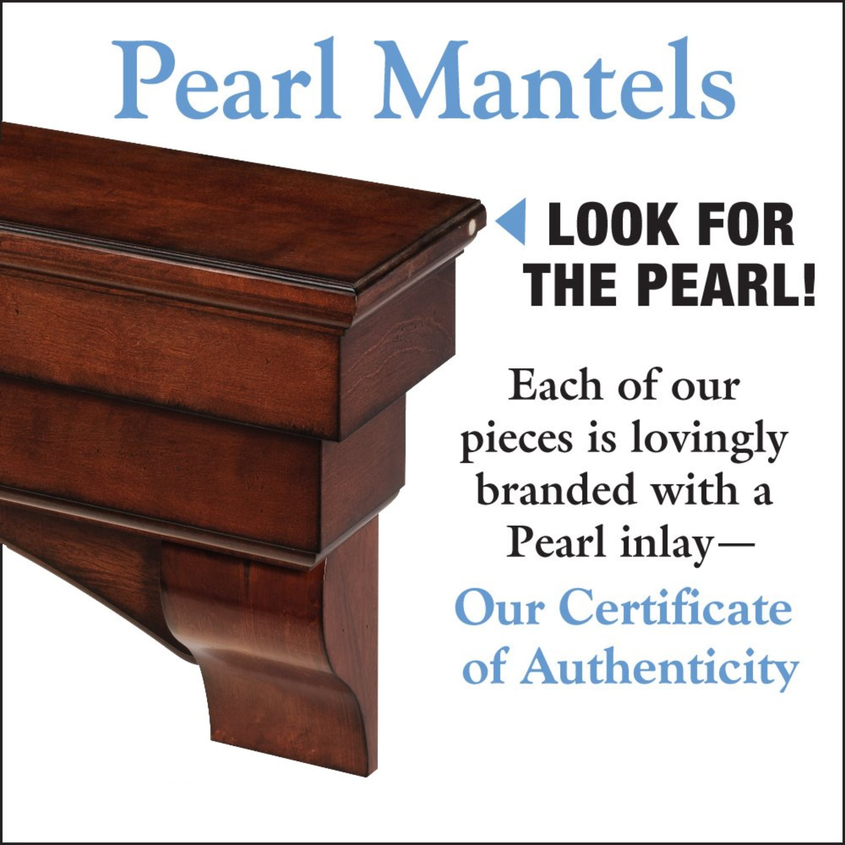 Pearl Mantels SSUP4849570L Mantel-Shelves - View #4