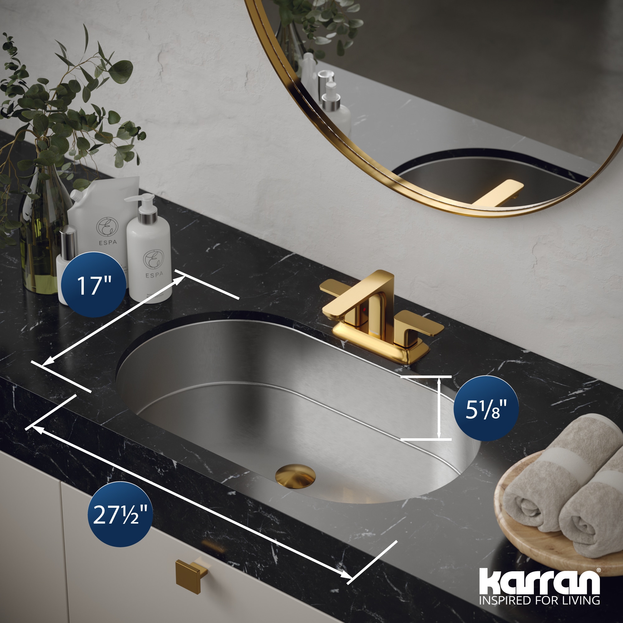 Karran CCU200SS Bath-Sink - View #4
