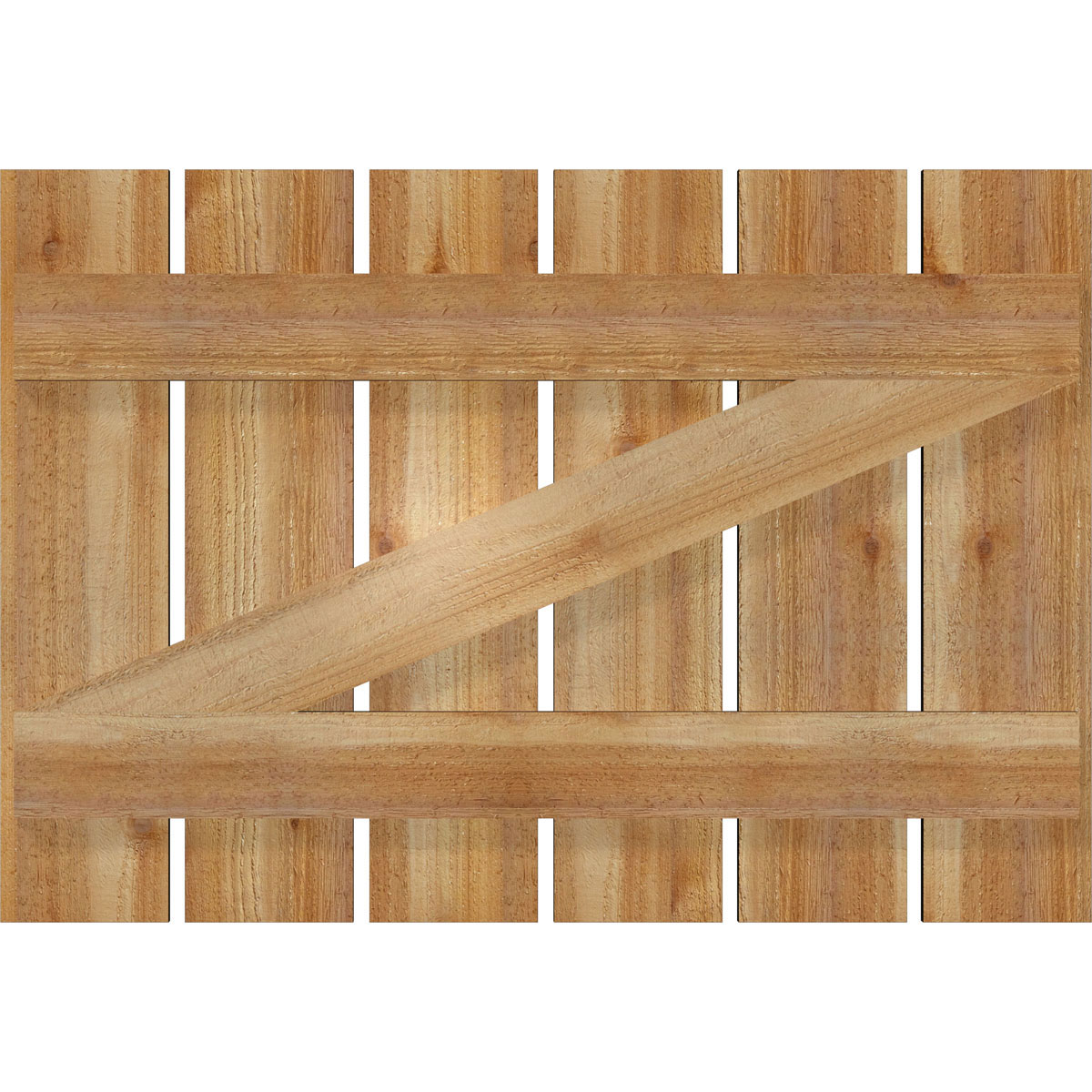 Ekena Millwork RBS06Z35X024RWR Exterior-Shutters - View #5
