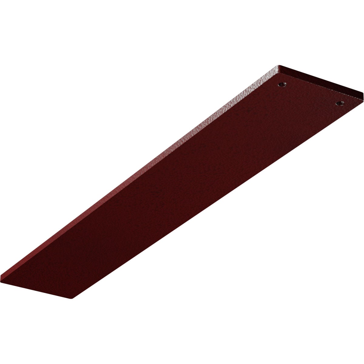 Ekena Millwork BKTM03X18LOHRE Logan Hidden 18-in x 3-in x 0.25-in Red Steel Countertop support bracket