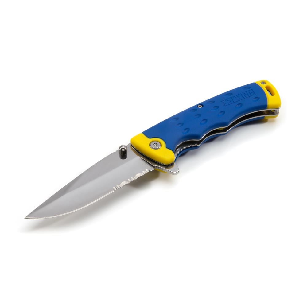 Ozark Trail 7 Stainless Steel Folding Drop Point Blade Pocket Knife, with  Pocket Clip 