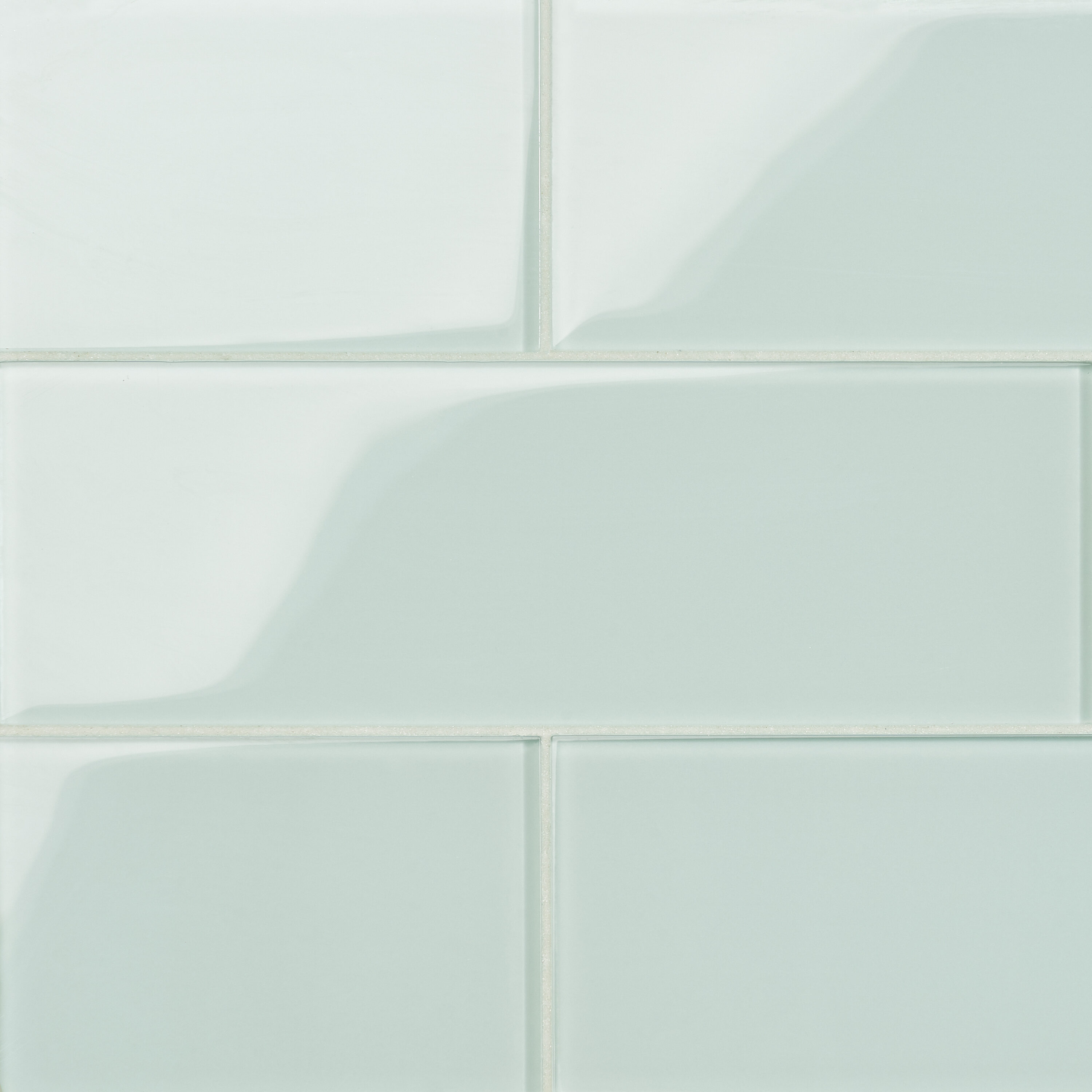 Artmore Tile EXT3RD100927 Seafoam Green 4-in x 12-in Polished Glass/Metal/Stone Subway Standard Wall Tile ( 5-sq ft Carton