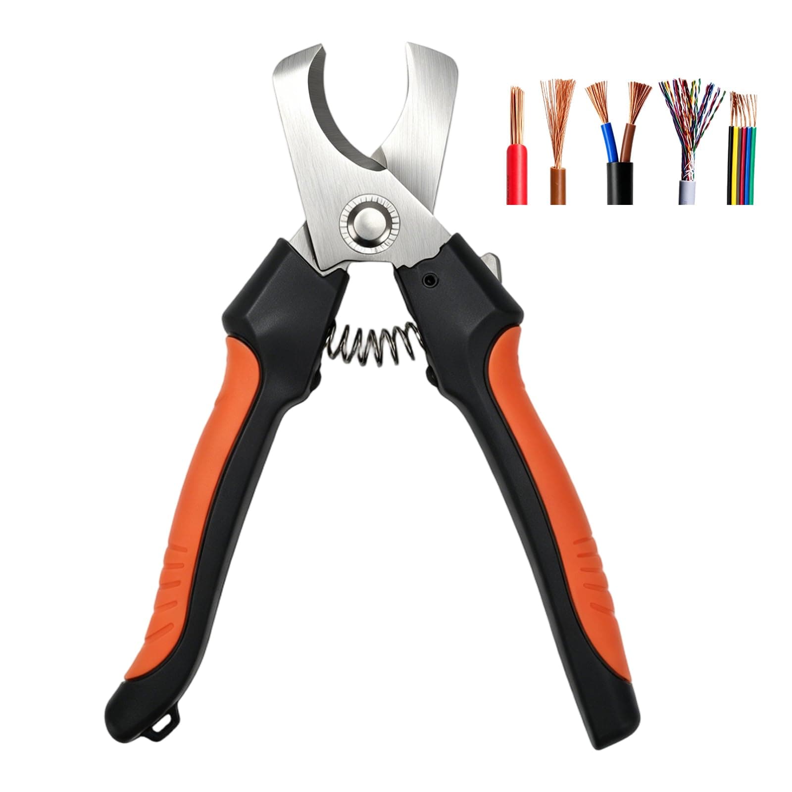 JVFCXXV 16mm Stranded Copper Cable Cutter and Stripper Heavy Duty Wire ...