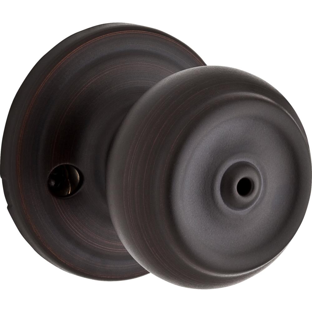 Kwikset Phoenix Bed/Bath Knob in Venetian Bronze at Lowes.com