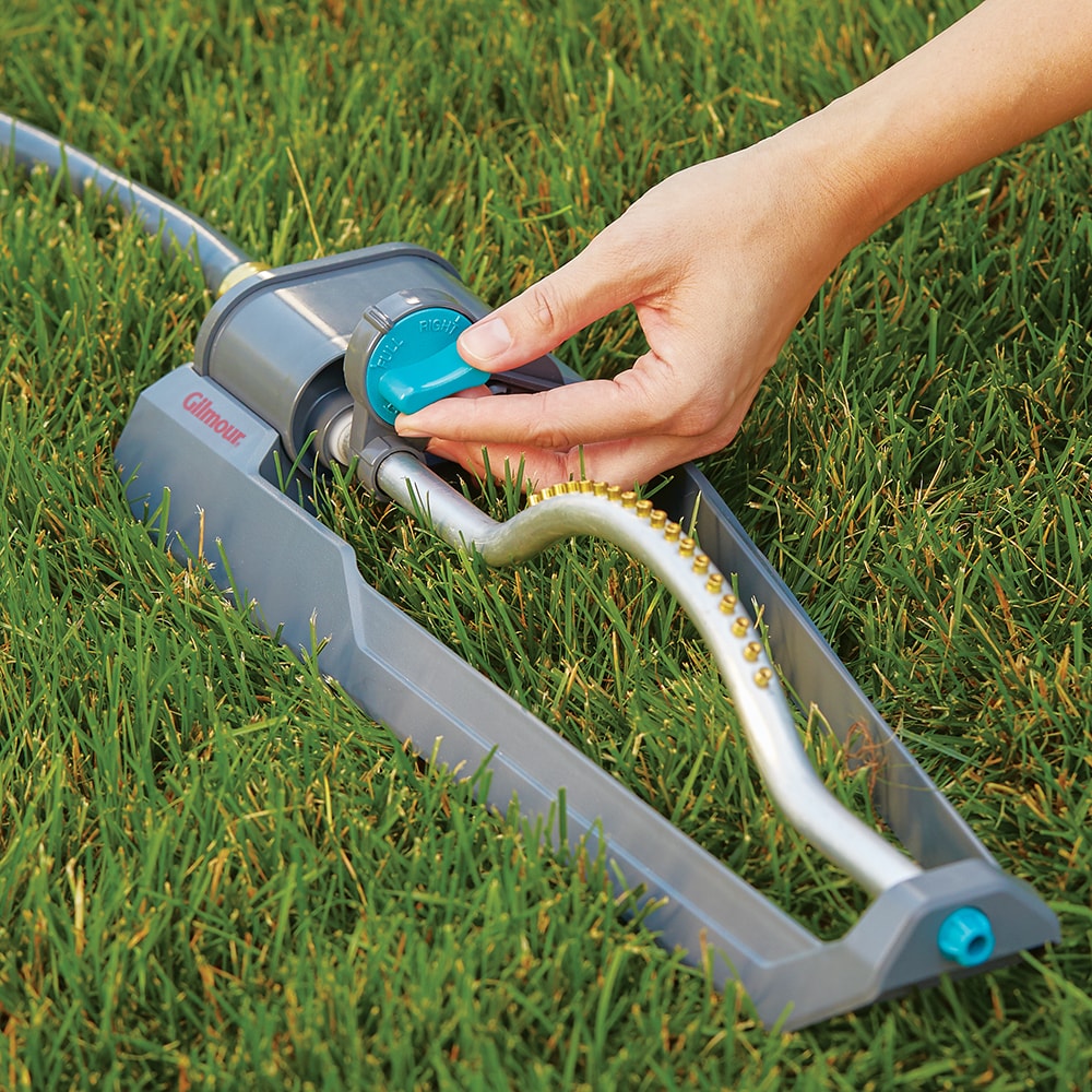 Gilmour 4000-sq ft Impulse Sled Lawn Sprinkler in the Lawn Sprinklers  department at