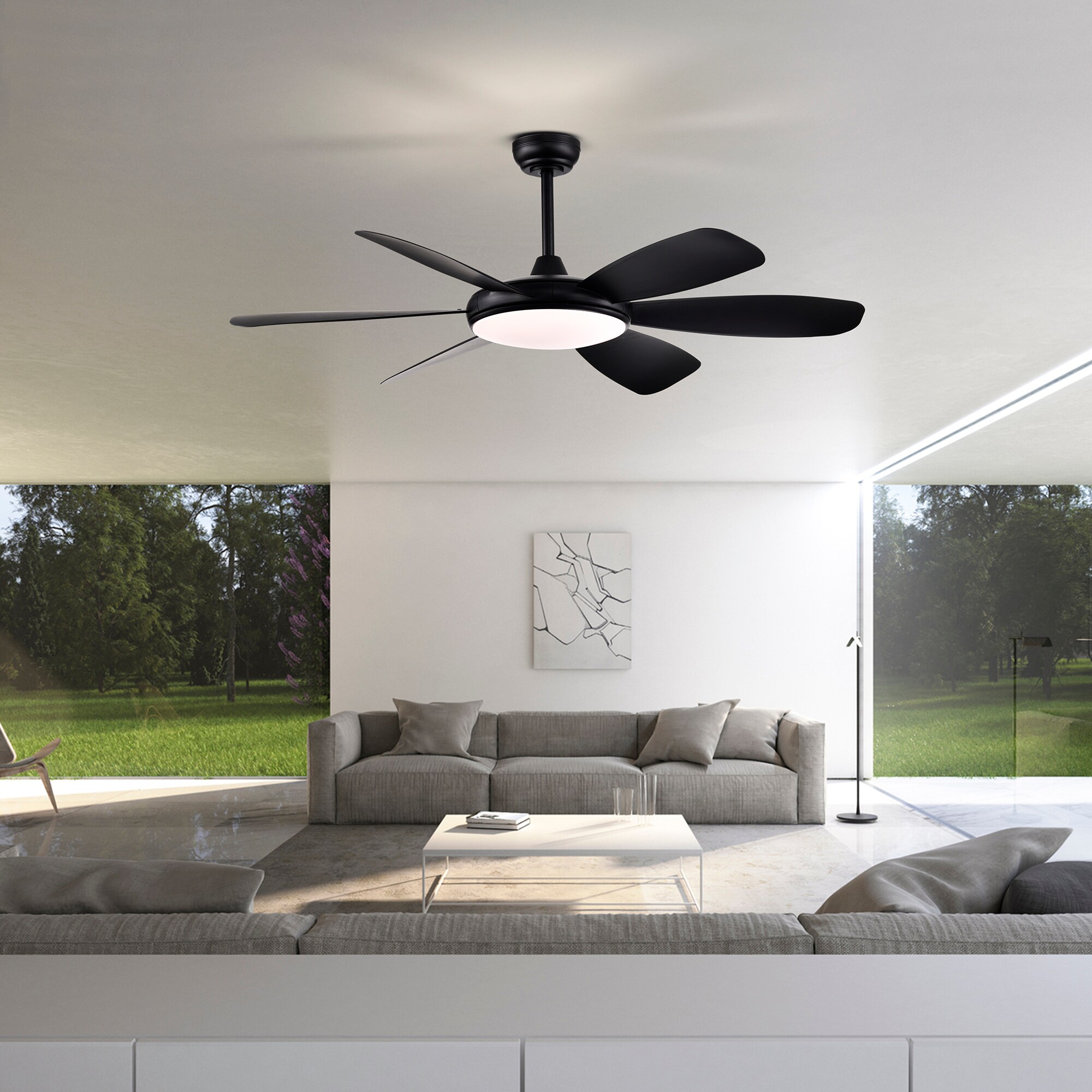 Edvivi FFG7615BK Ceiling-Fans - View #2