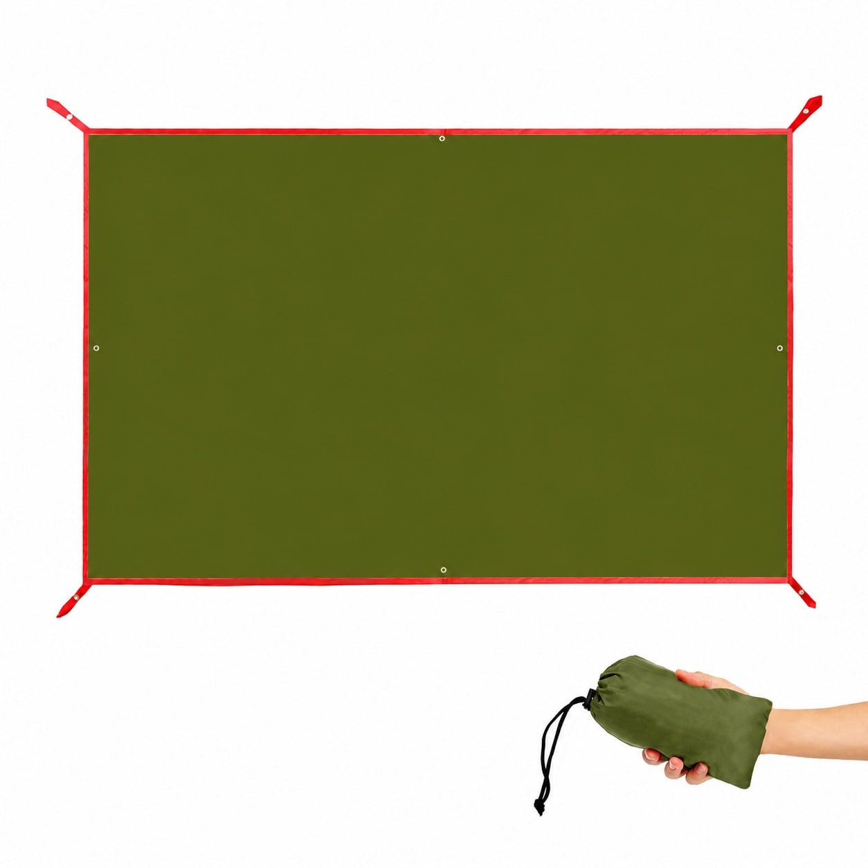 DYRCJ  Ultralight Waterproof Tent Footprint Durable Ground Tarp for Camping Hiking Backpacking Hammock and Beach Use durable home and garden