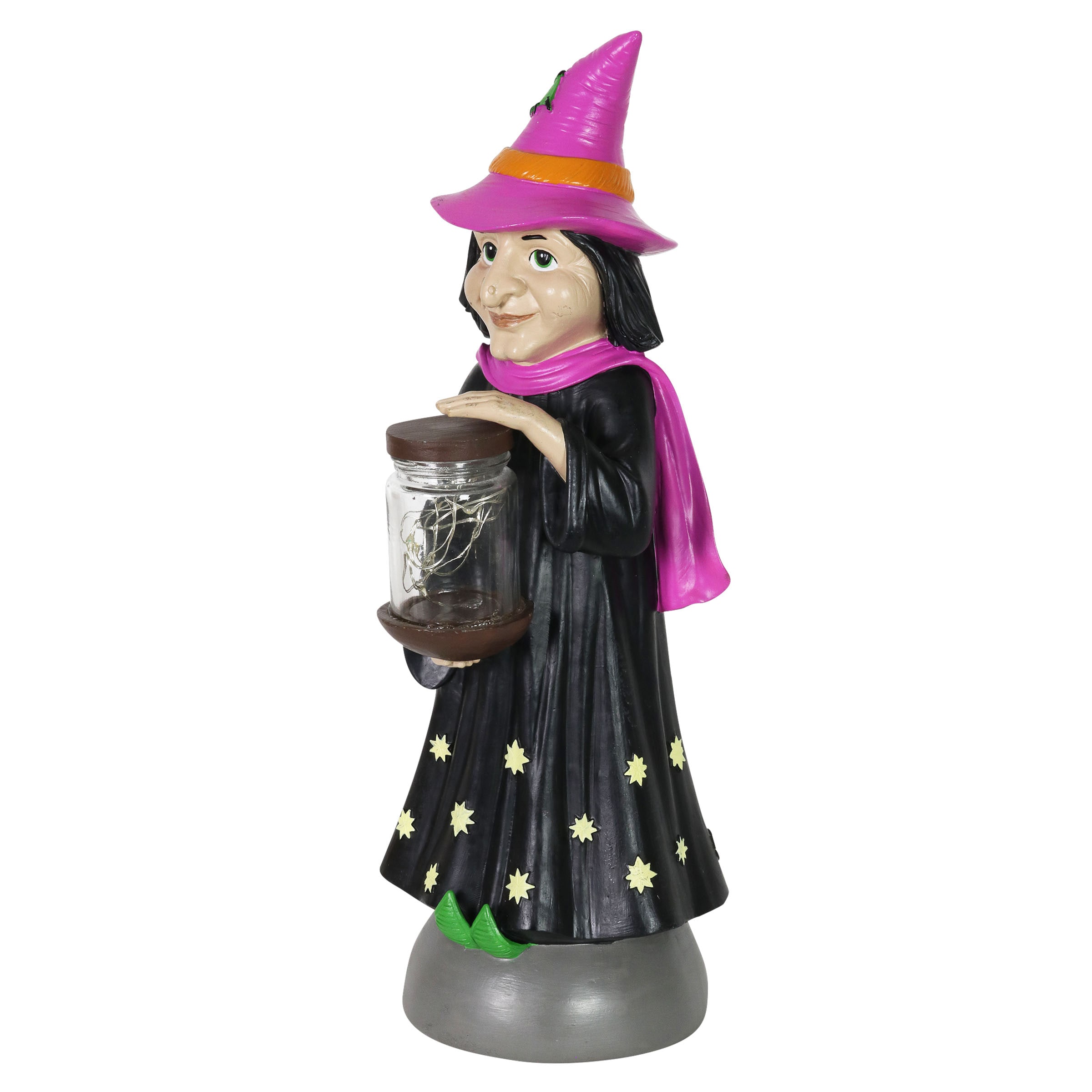 Exhart 14-in Lighted Witch Tabletop Decoration in the Halloween Decor ...